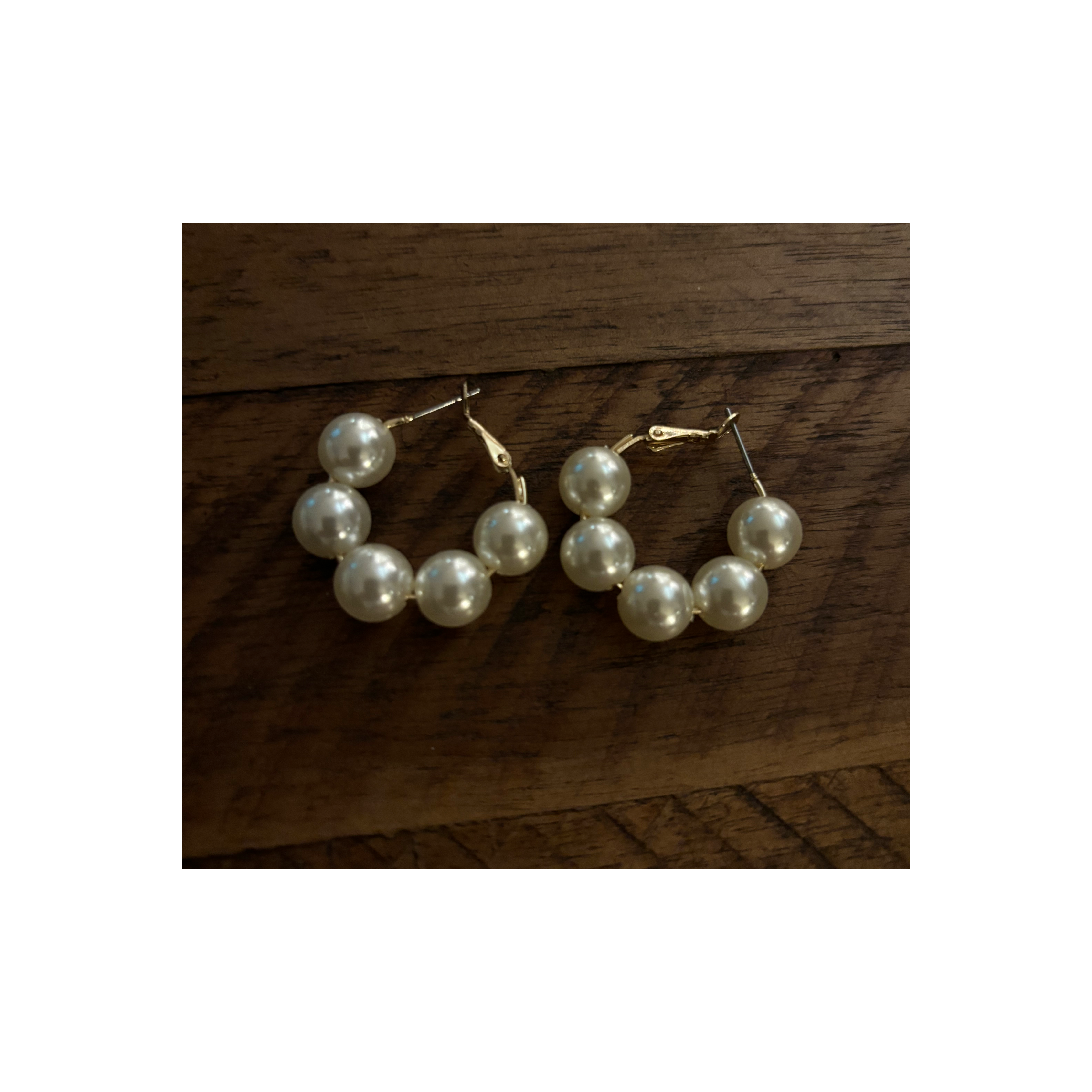 Pearl Hoops