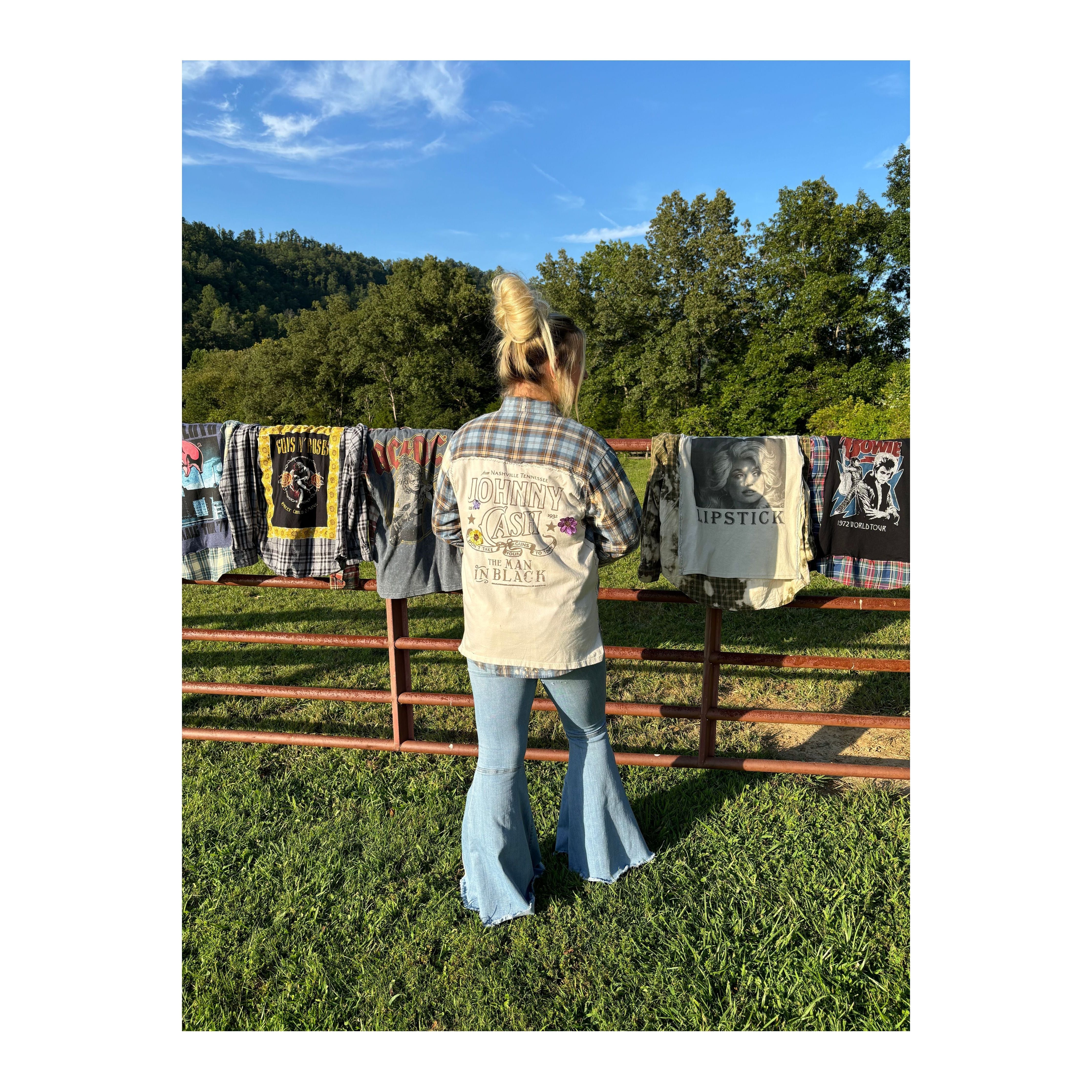 Johnny Cash (added flowers)