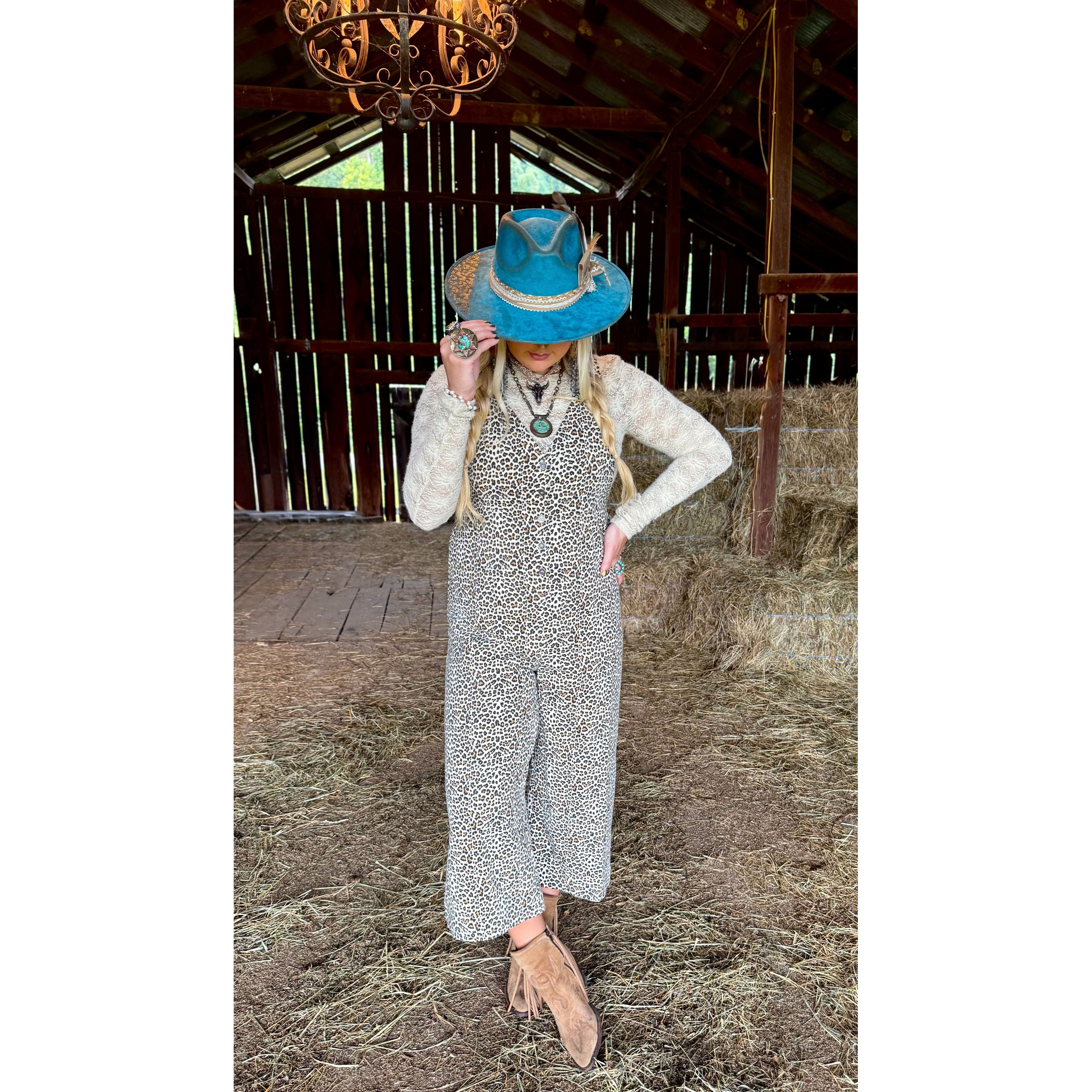 The Lovely Leopard Jumpsuit