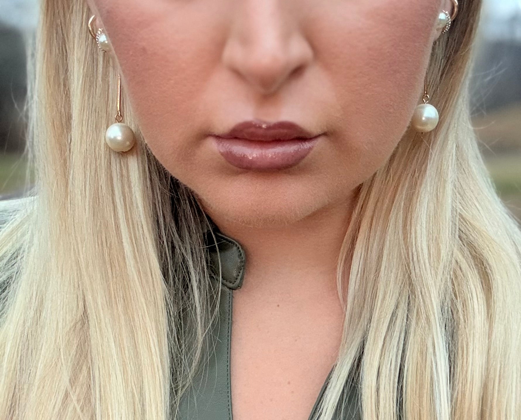 Dangle Pearl Earrings