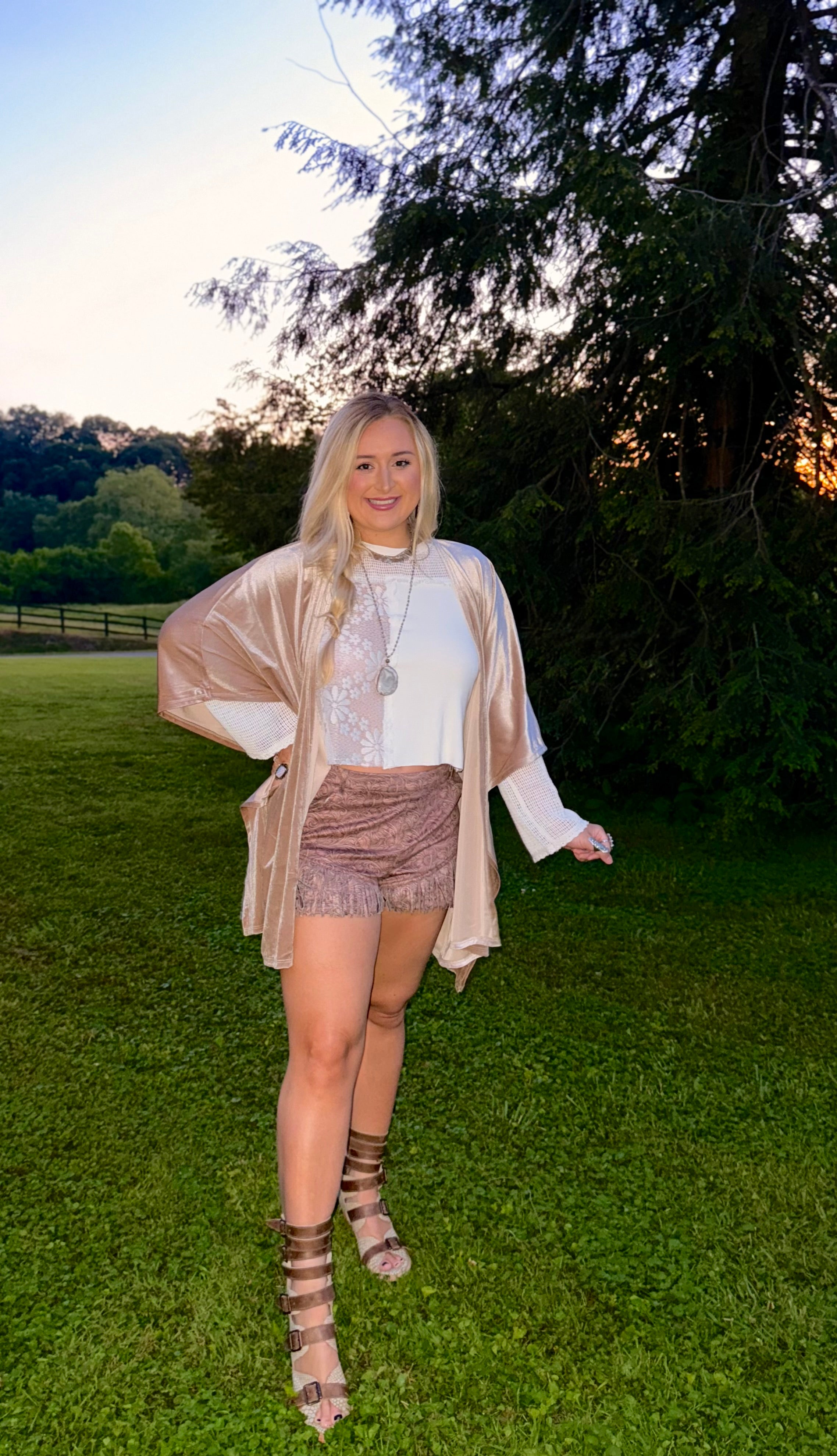 POL: Lace Magic Boho Top