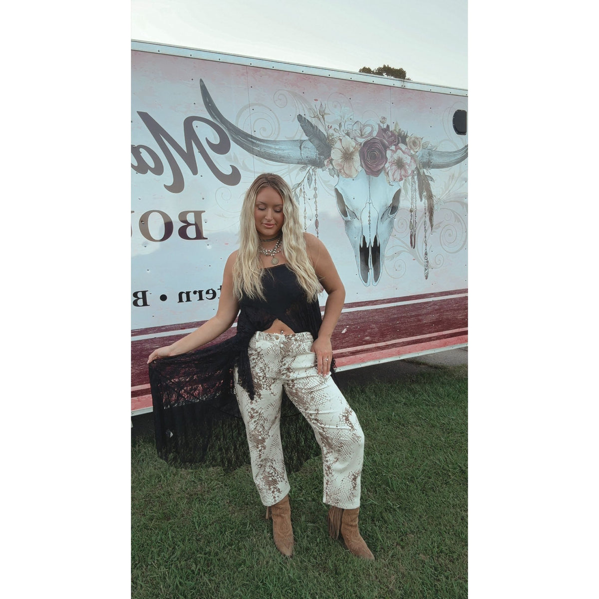 Python Print Wide leg pants