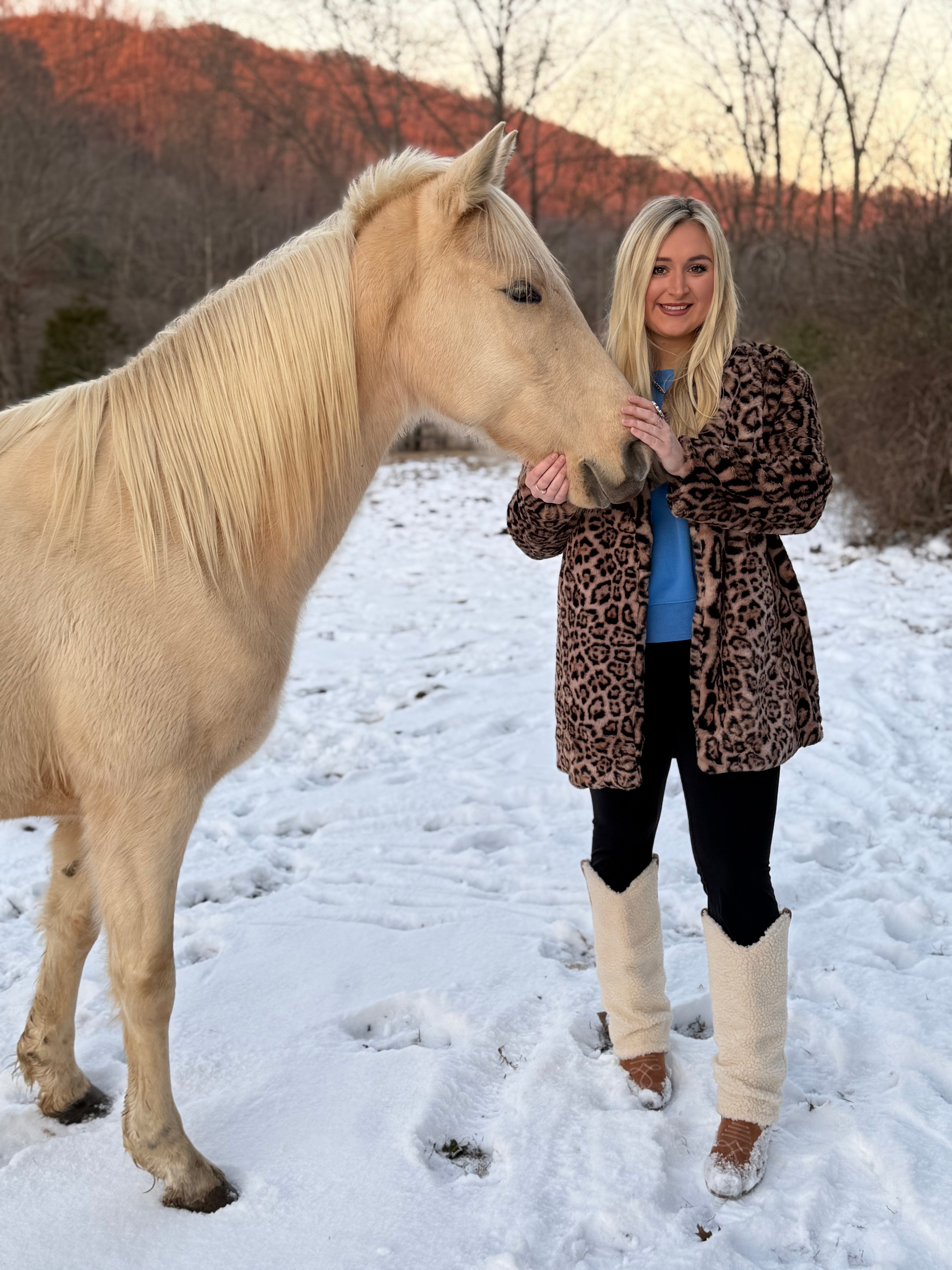 Cheetah Faux Fur Jacket