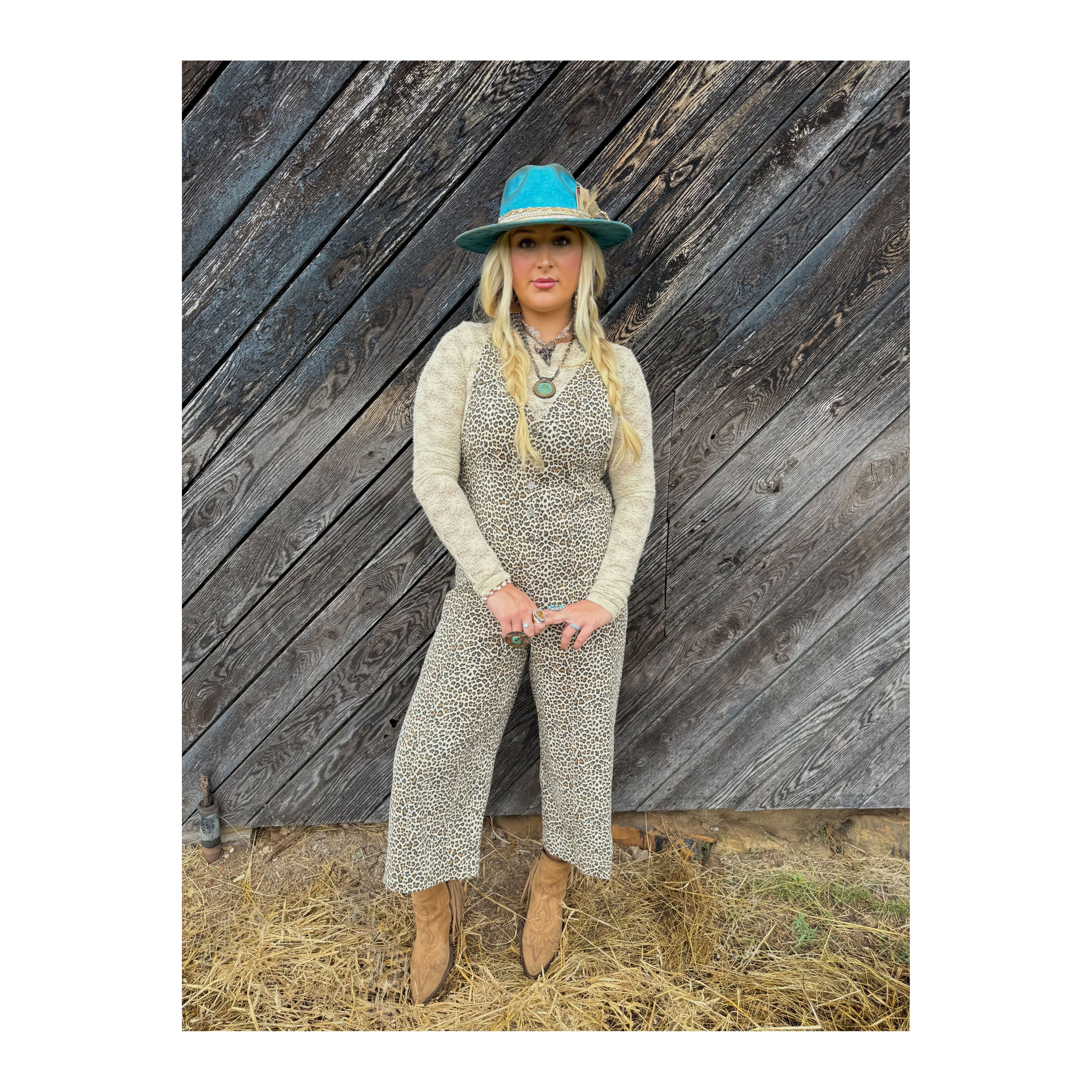 The Lovely Leopard Jumpsuit