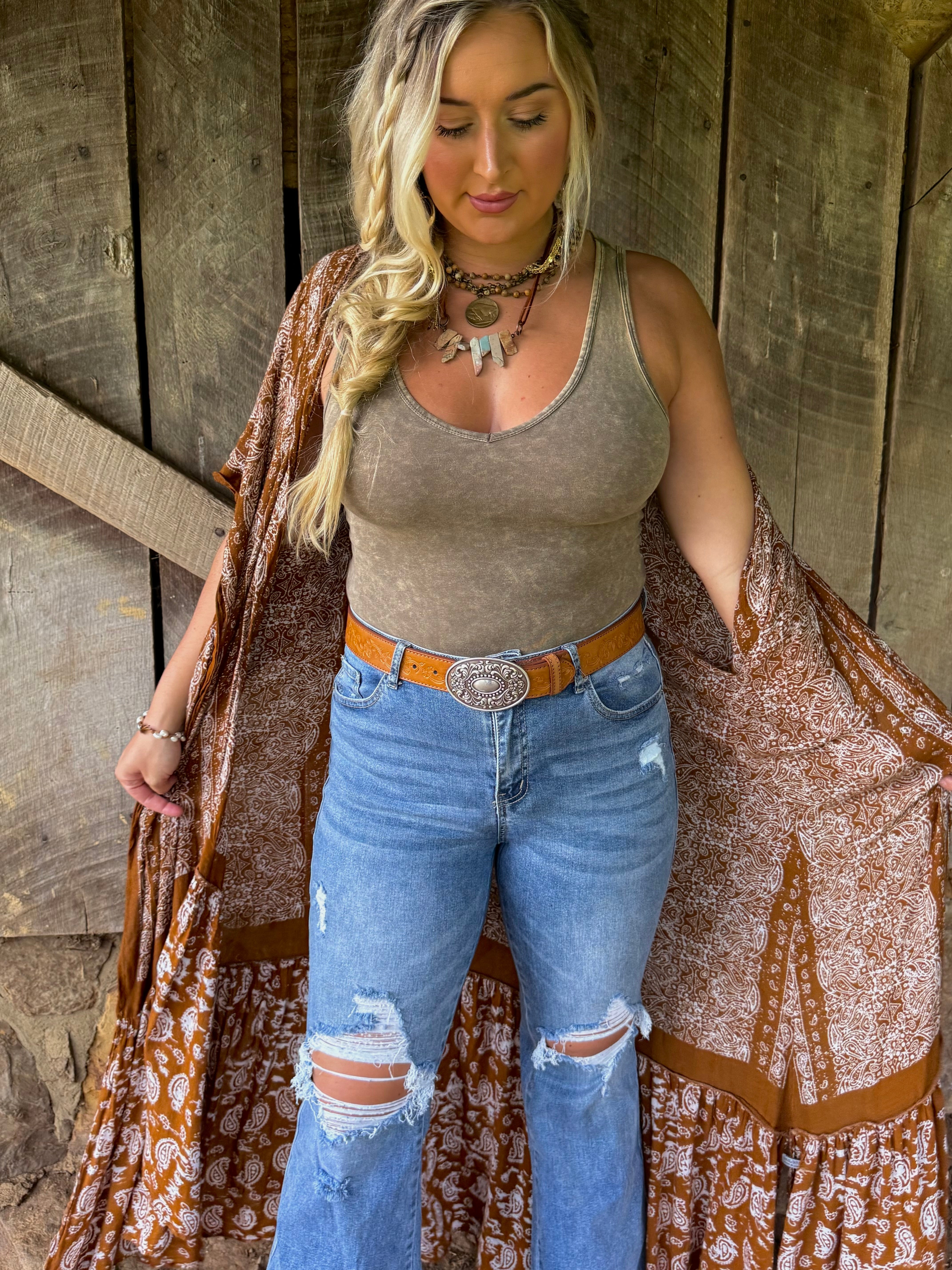 Zenana Olive Washed Bodysuit