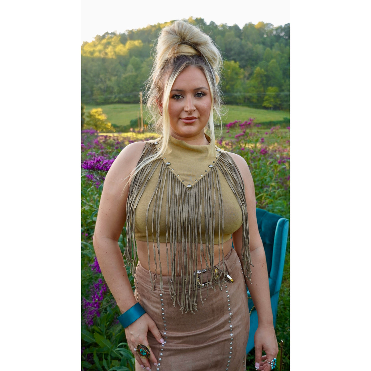 Desert drift fringe tank
