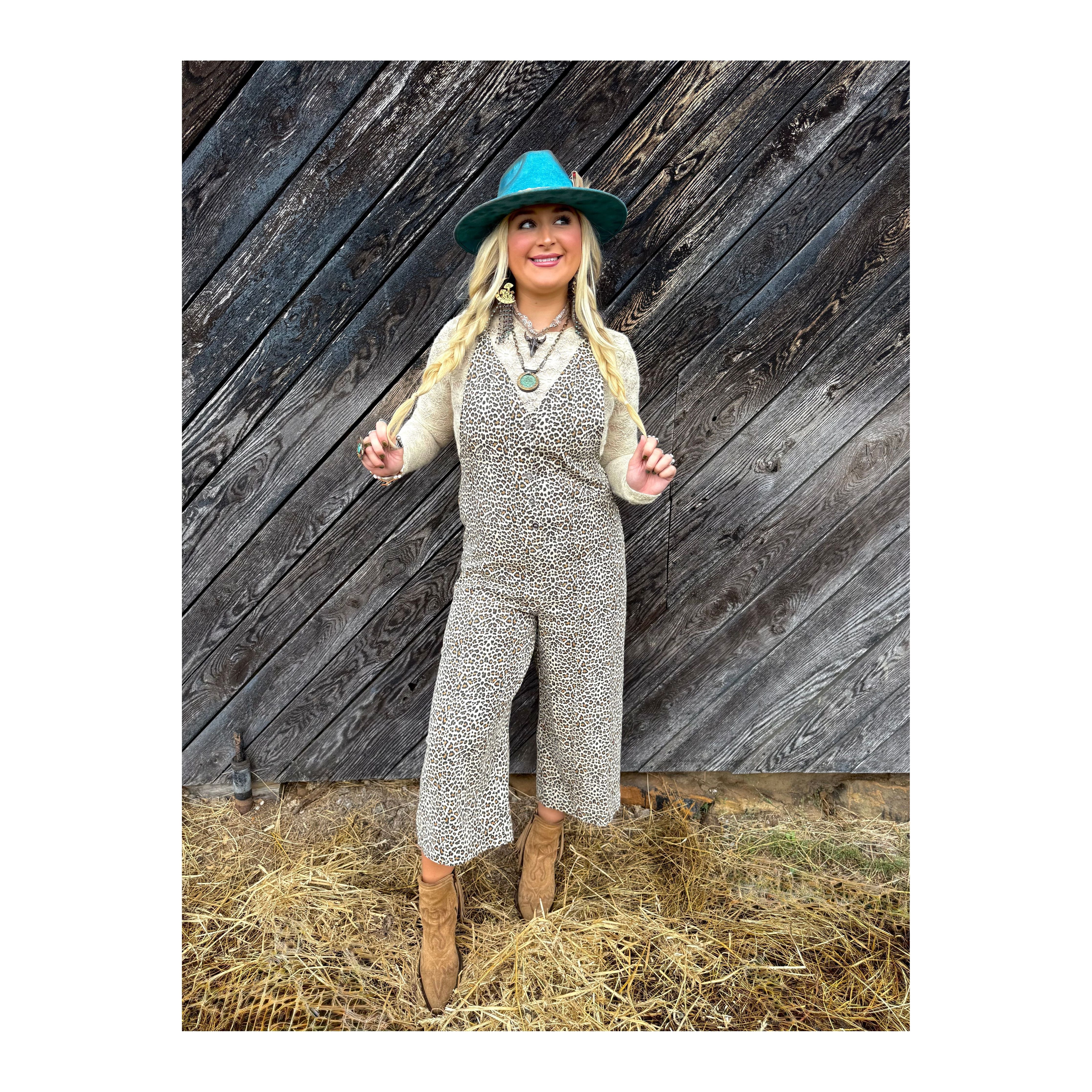 The Lovely Leopard Jumpsuit