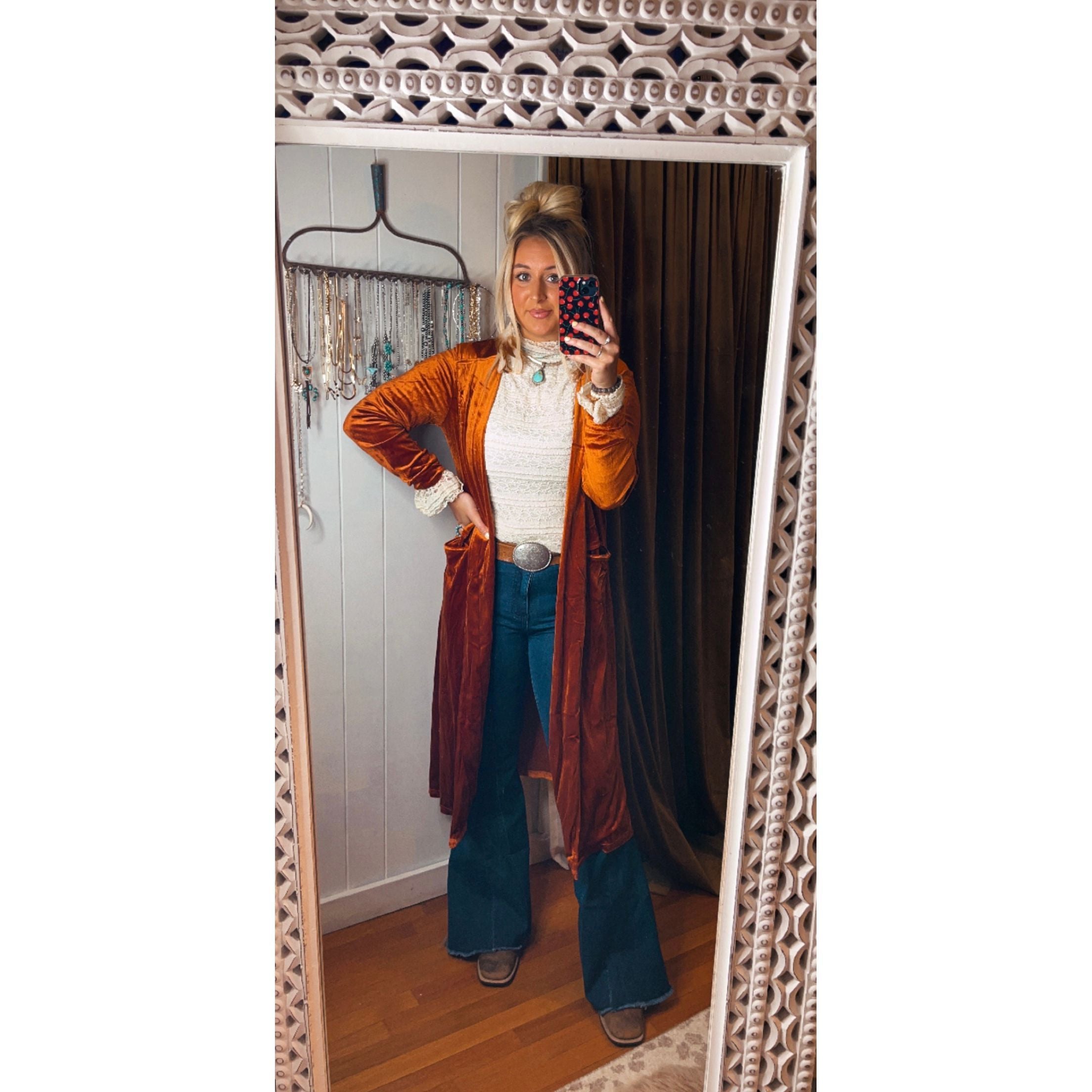 Crushed Velvet Cardigan