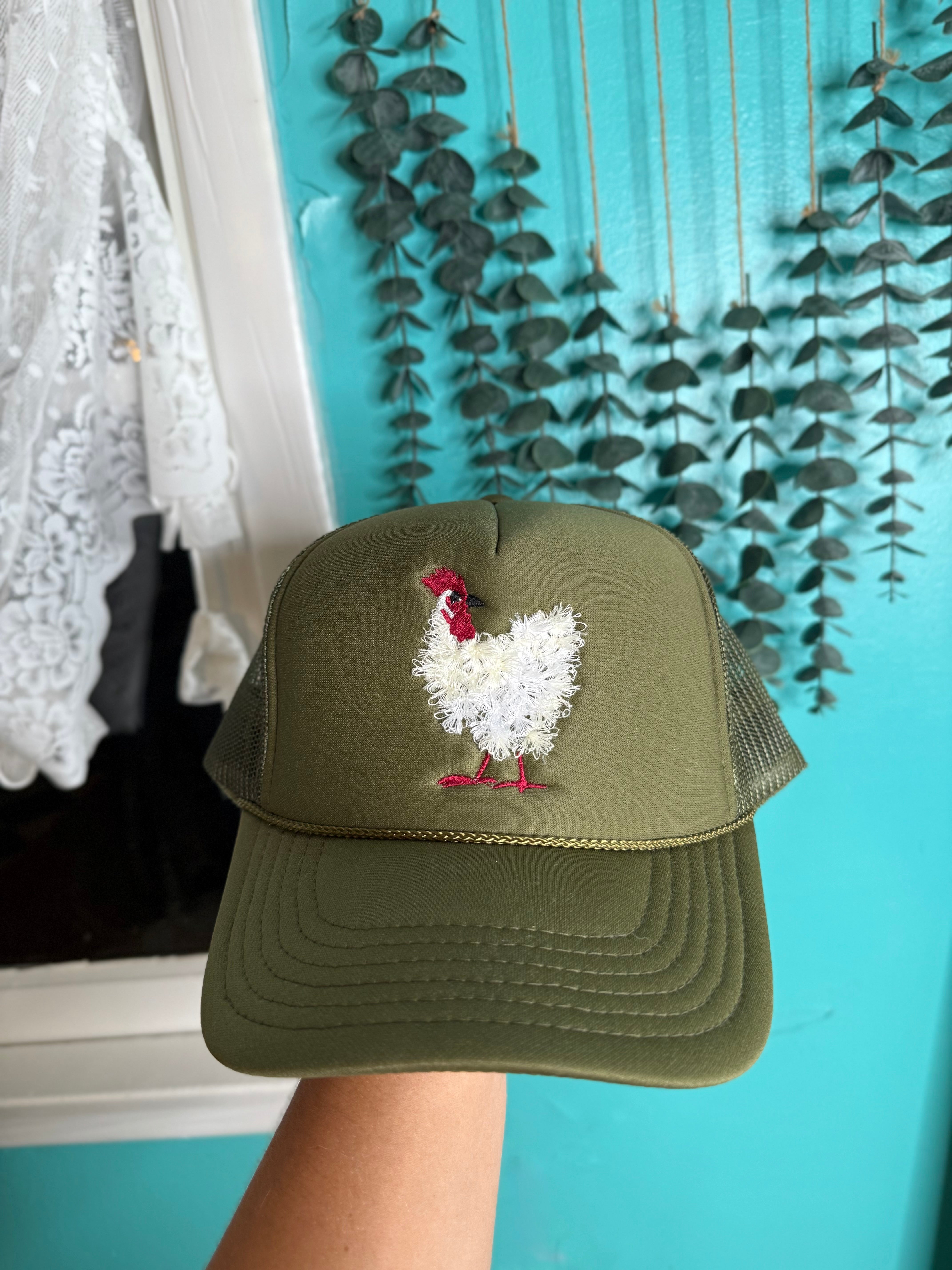 Fluffy Chicken Otto Hat