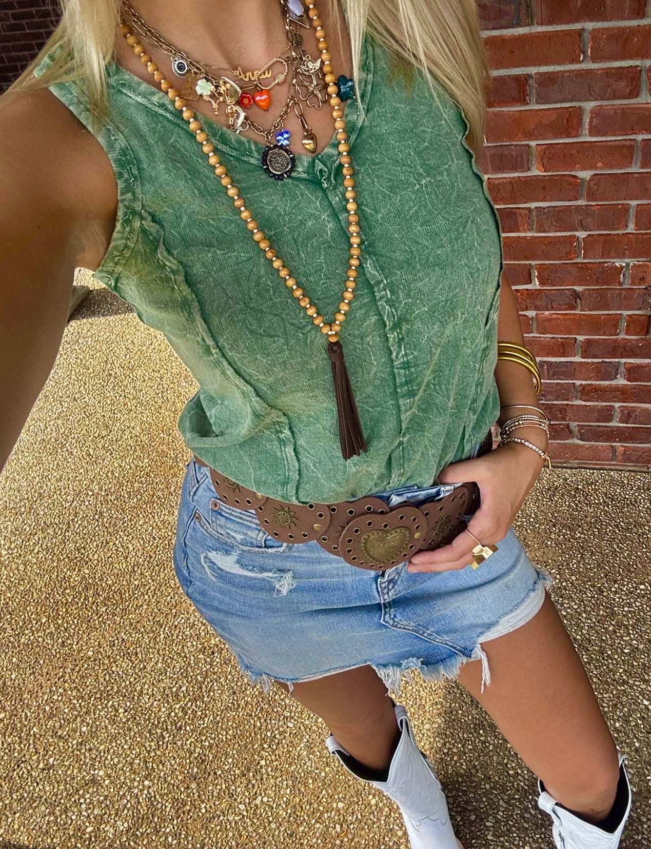 Green Goddess Zenana Tank