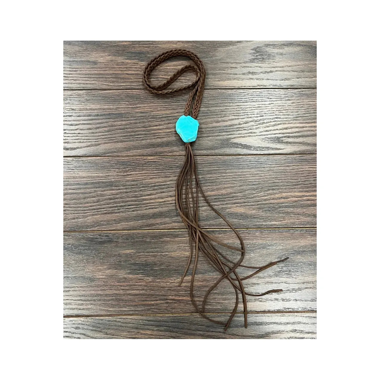 Turquoise Tassel Necklace