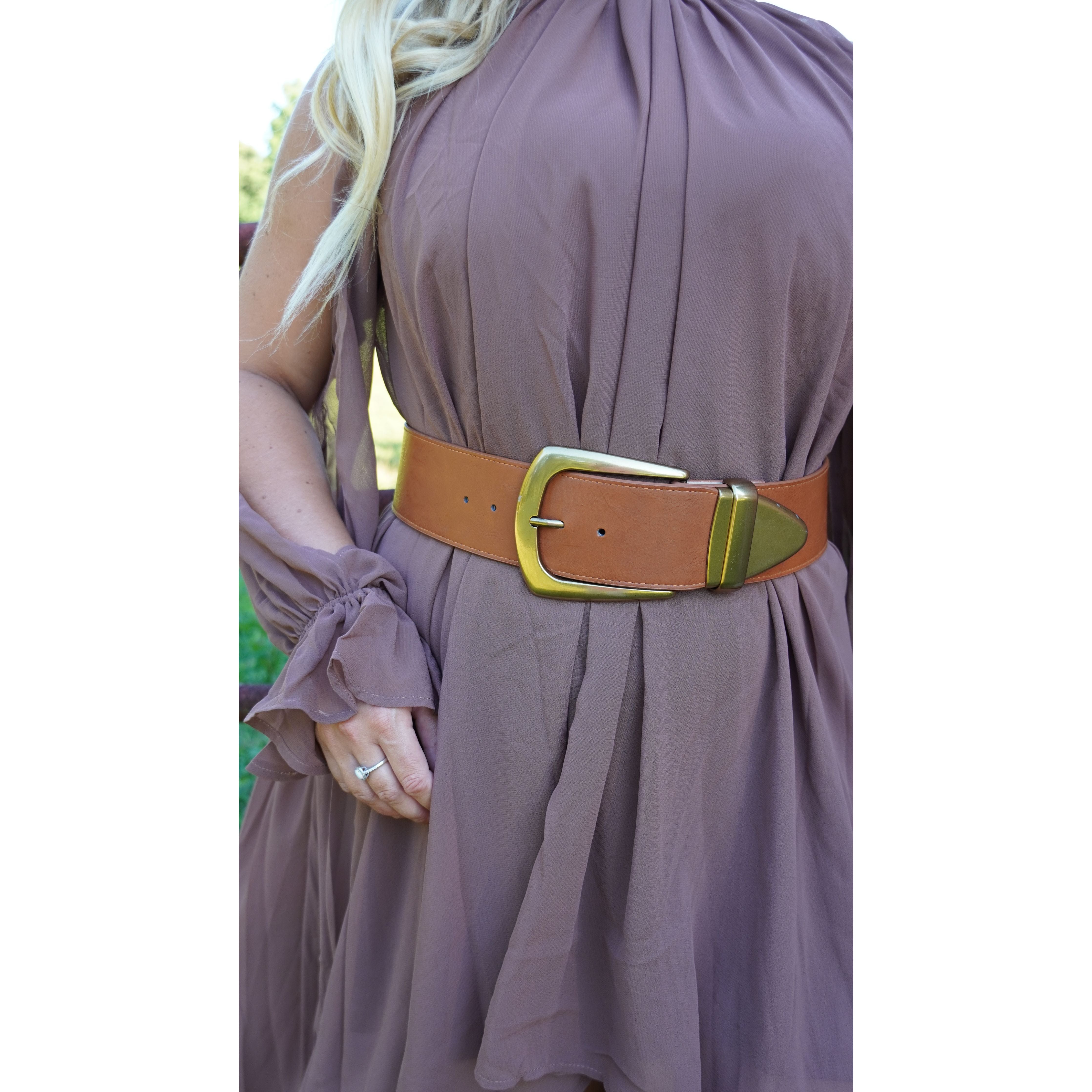 Wide Statement Belt