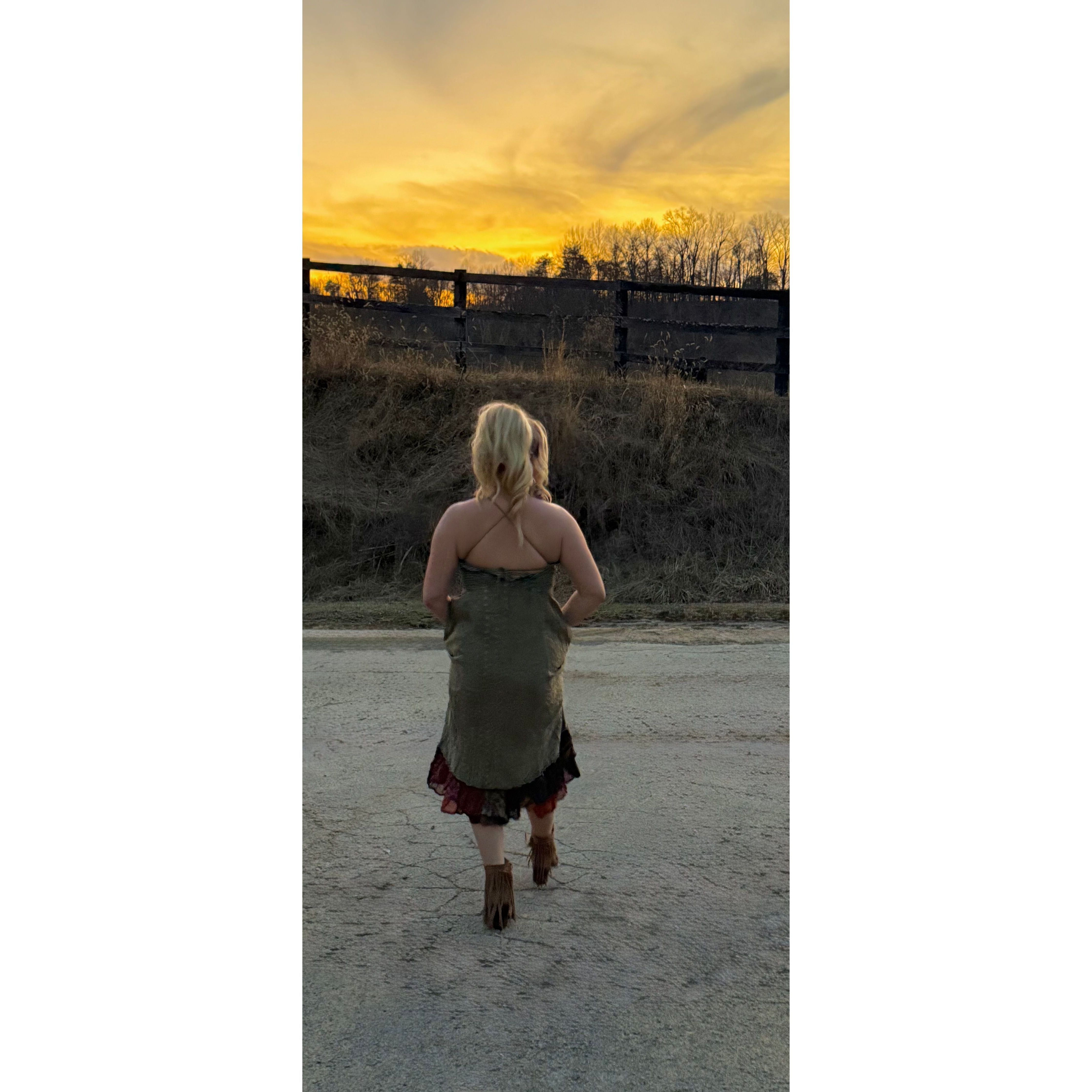 Picking Flowers Boho Midi Dress