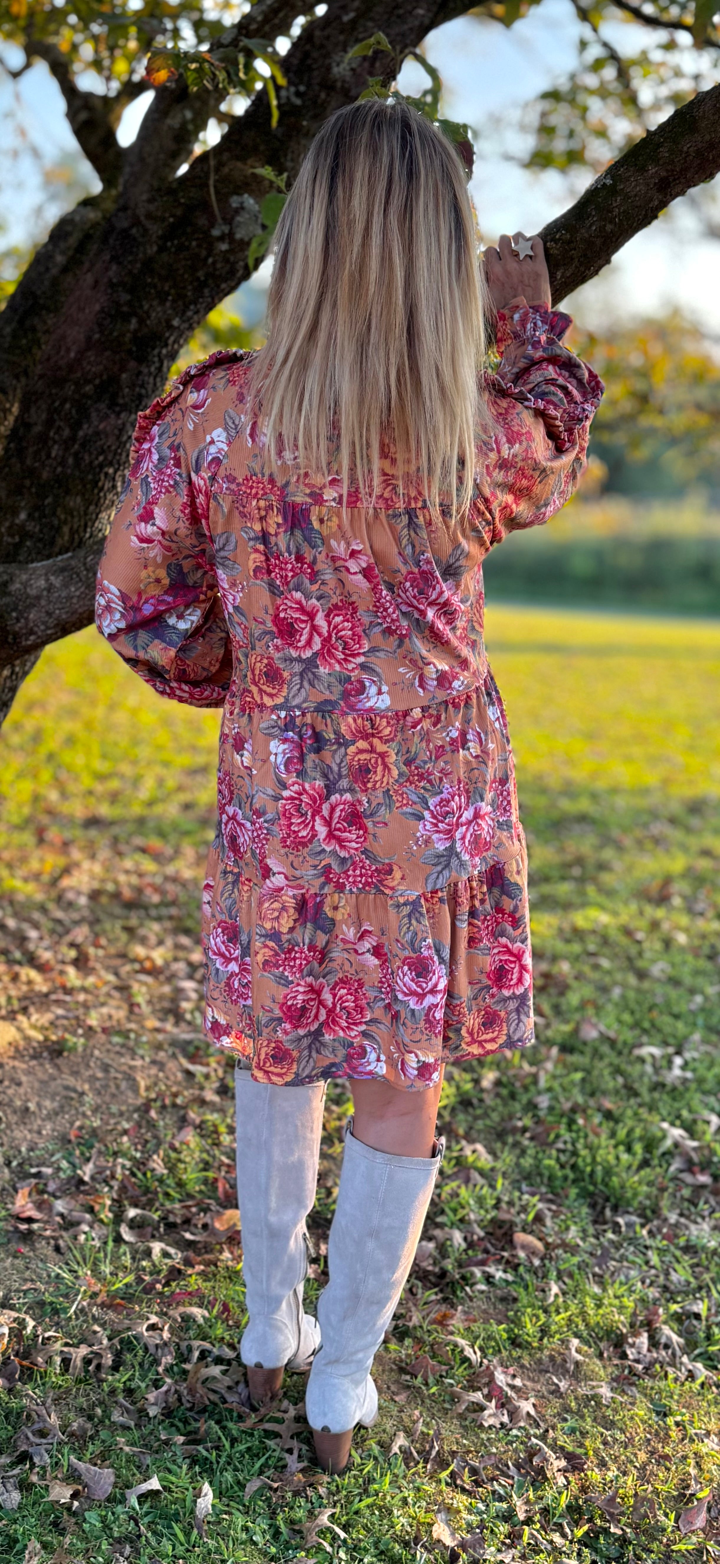 Sunday Morning Floral Dress