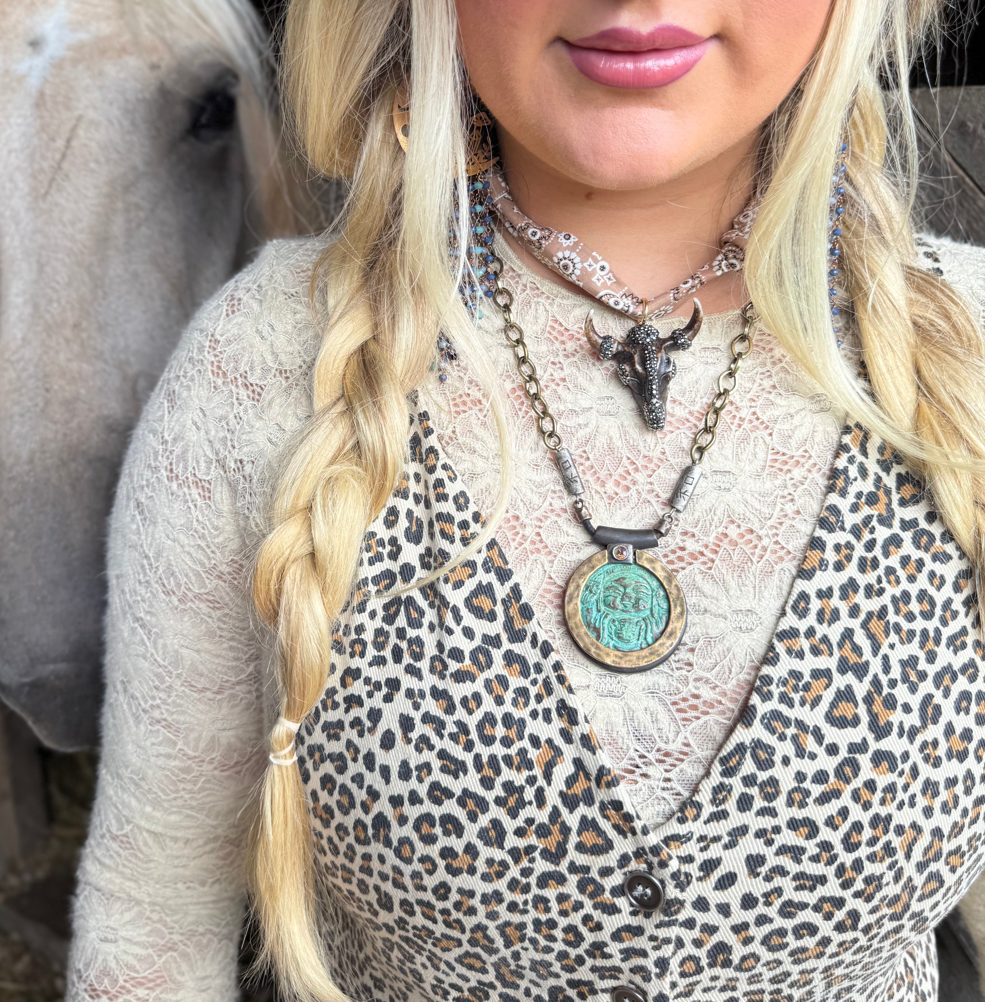 Rodeo Nights Bandana Choker