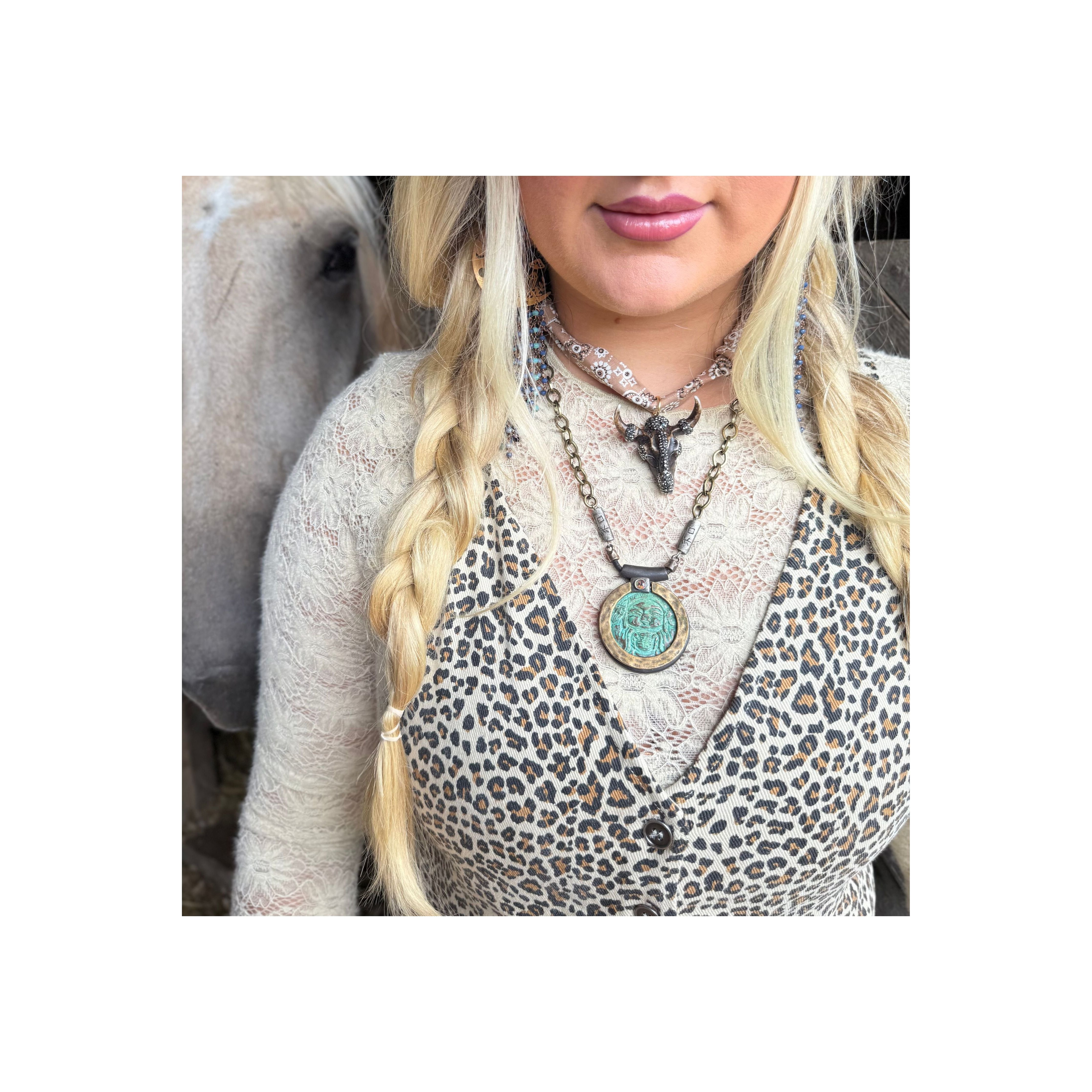 Rodeo Nights Bandana Choker