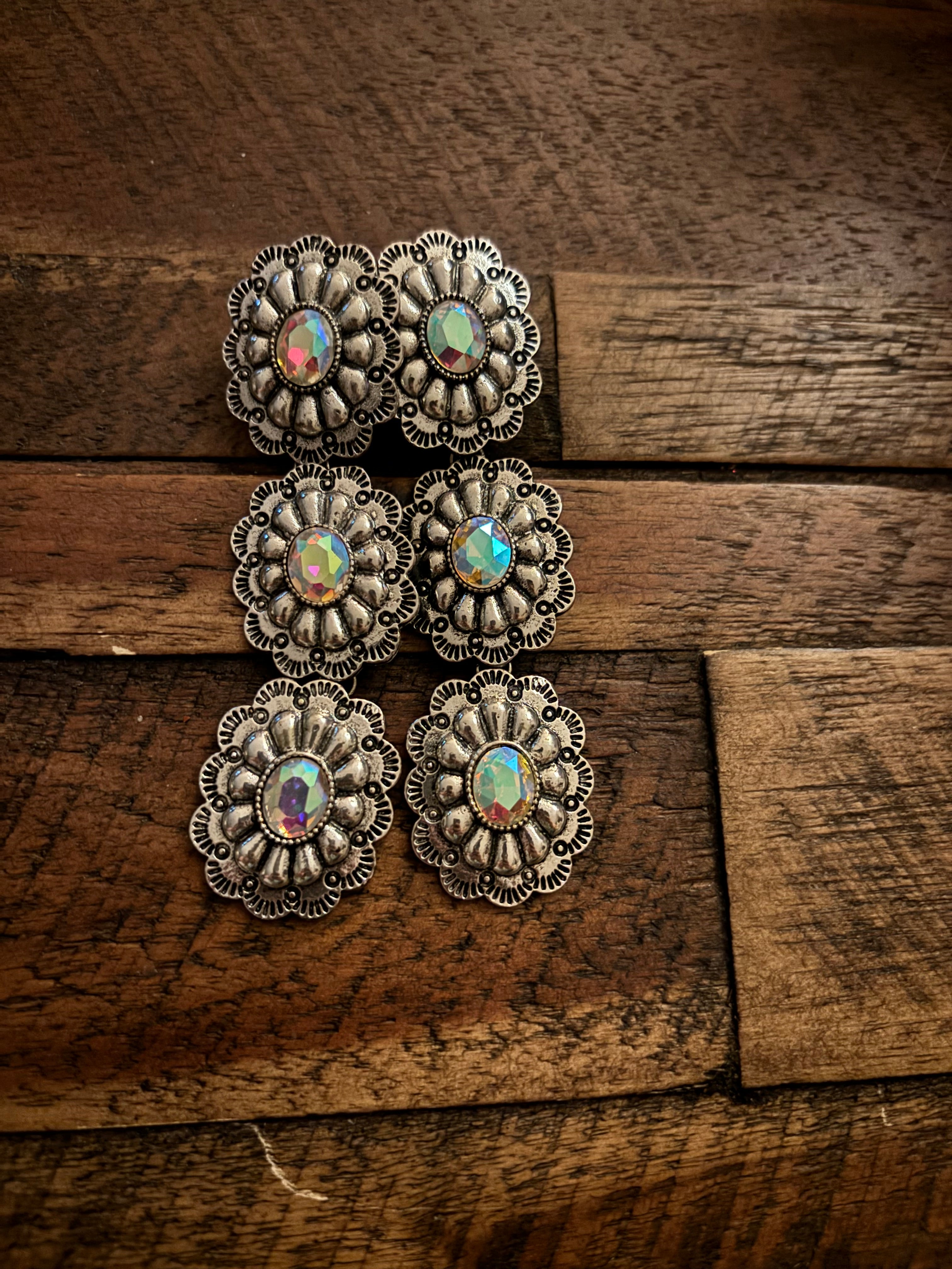 Flower Bling Earring