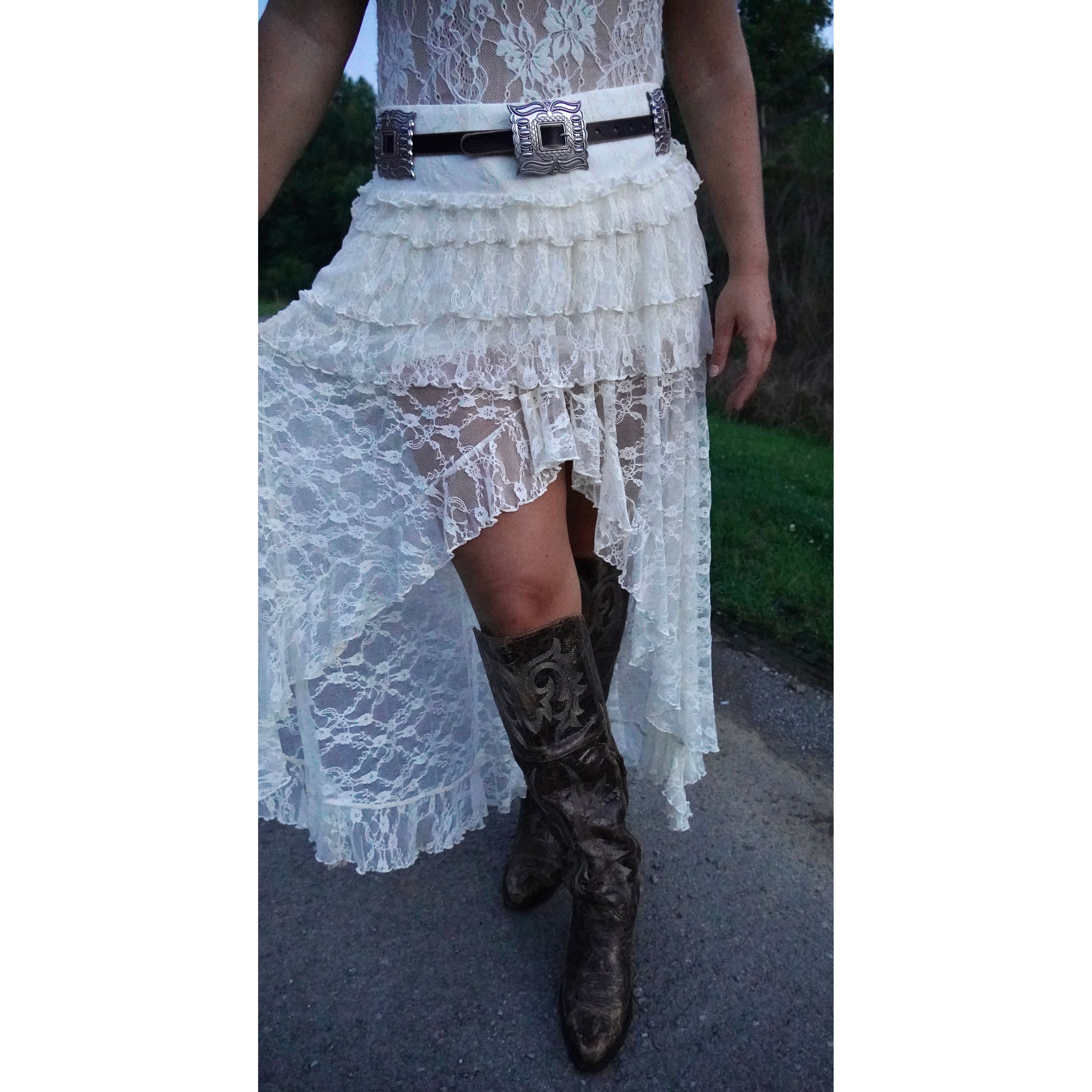 Black Square Concho Statement Belt