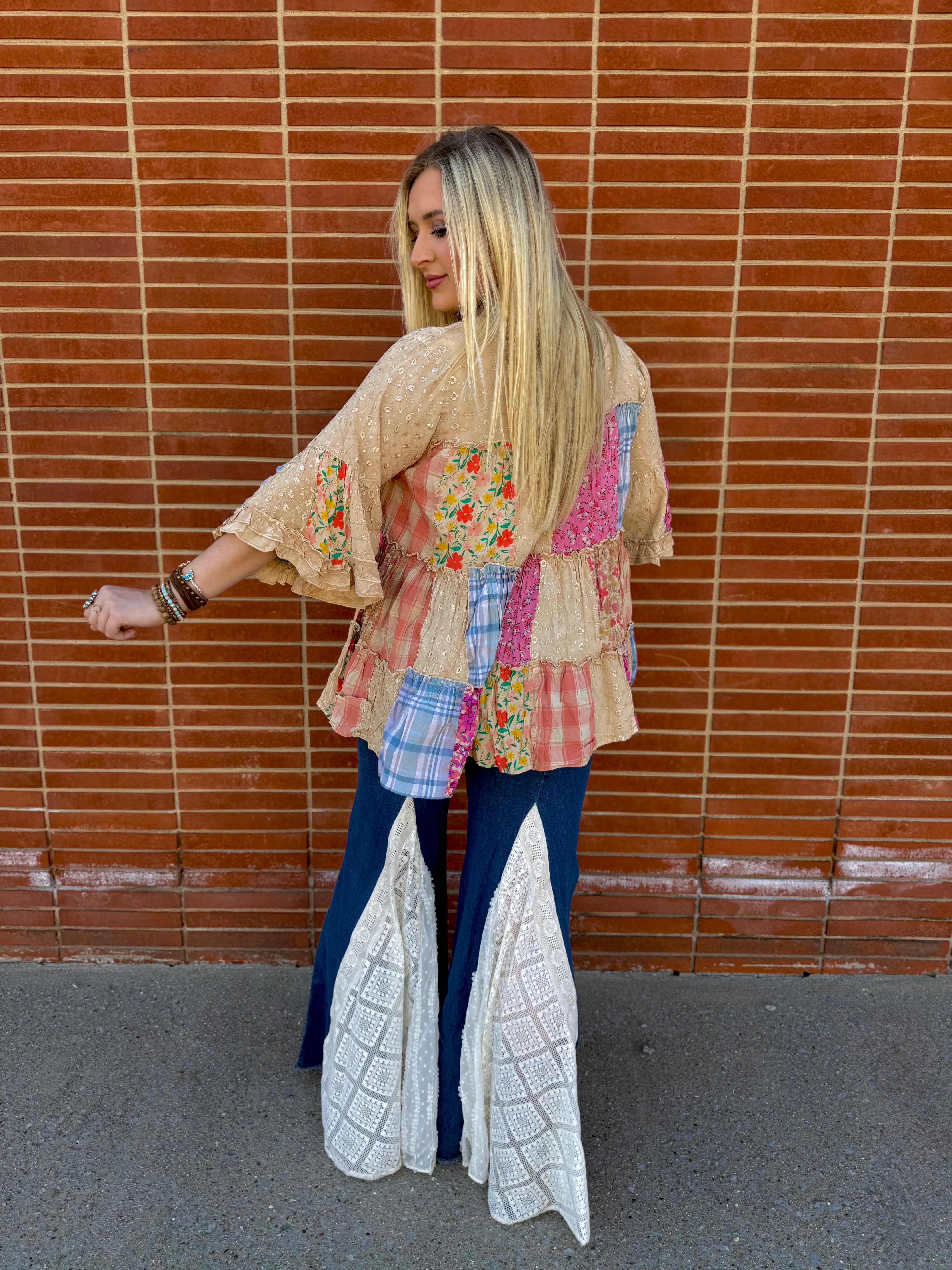 Happy Days Patchwork Top