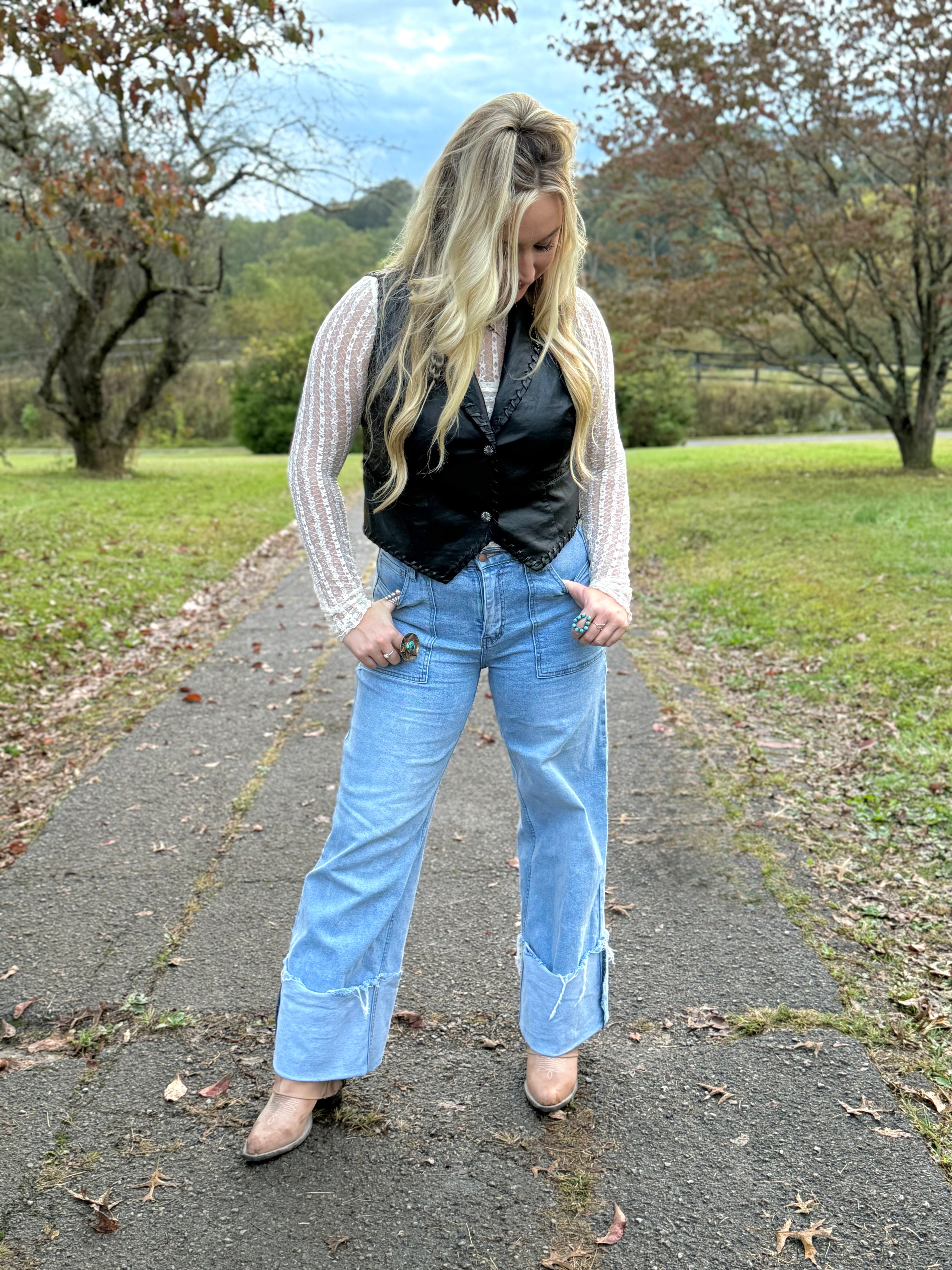 Jane Wide Leg Pocket Jean