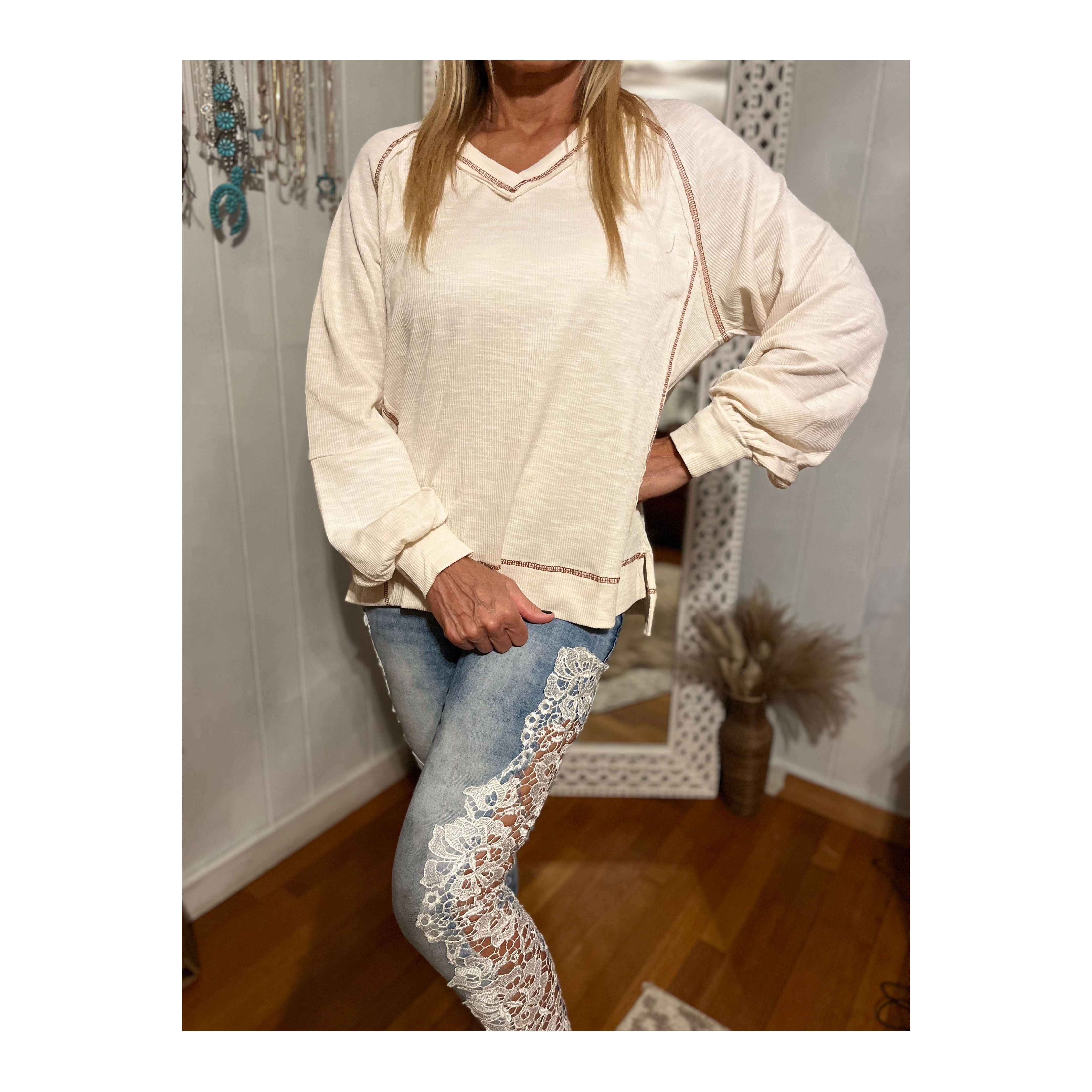 Averi Cream Sweater