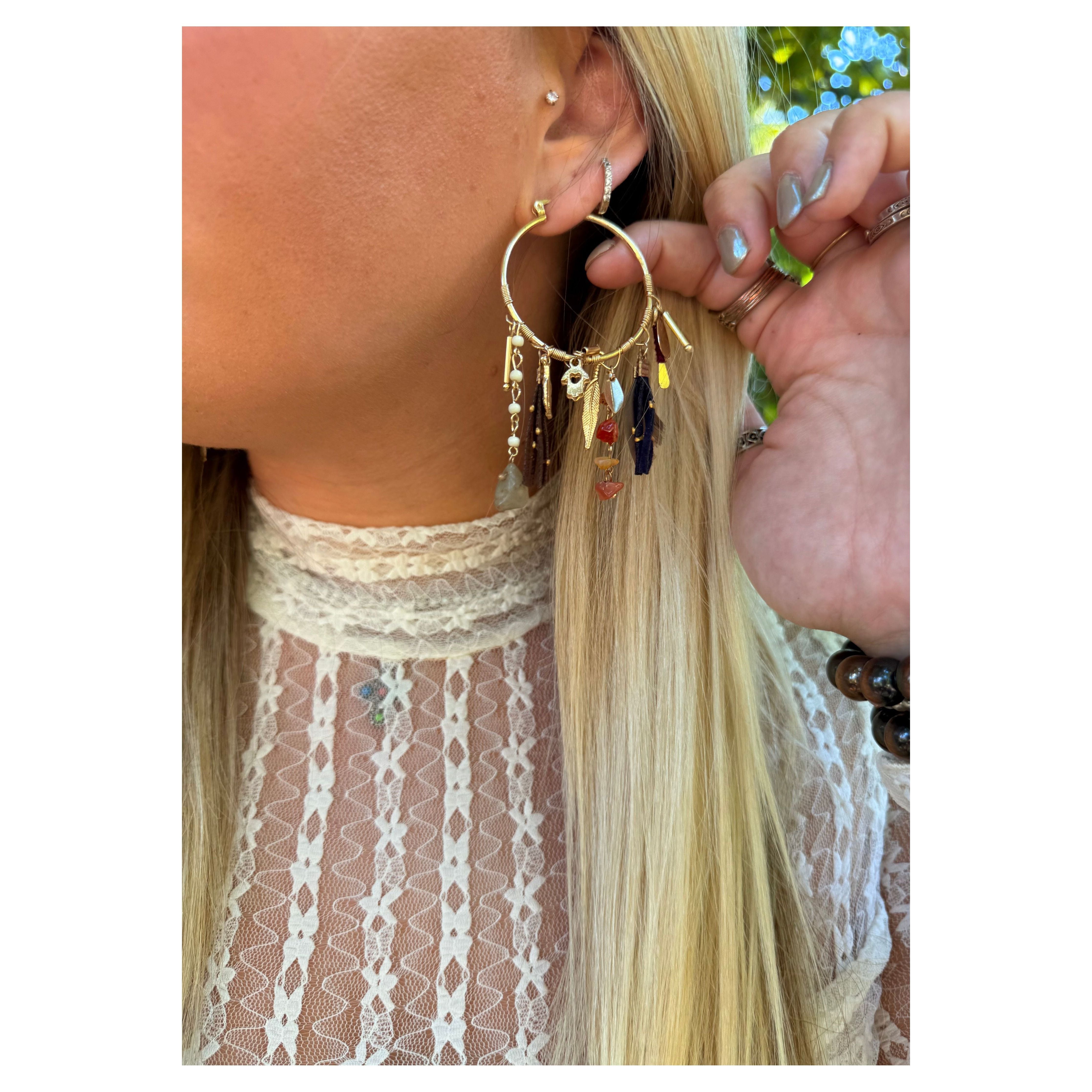 Full of Fun Hoop Earring