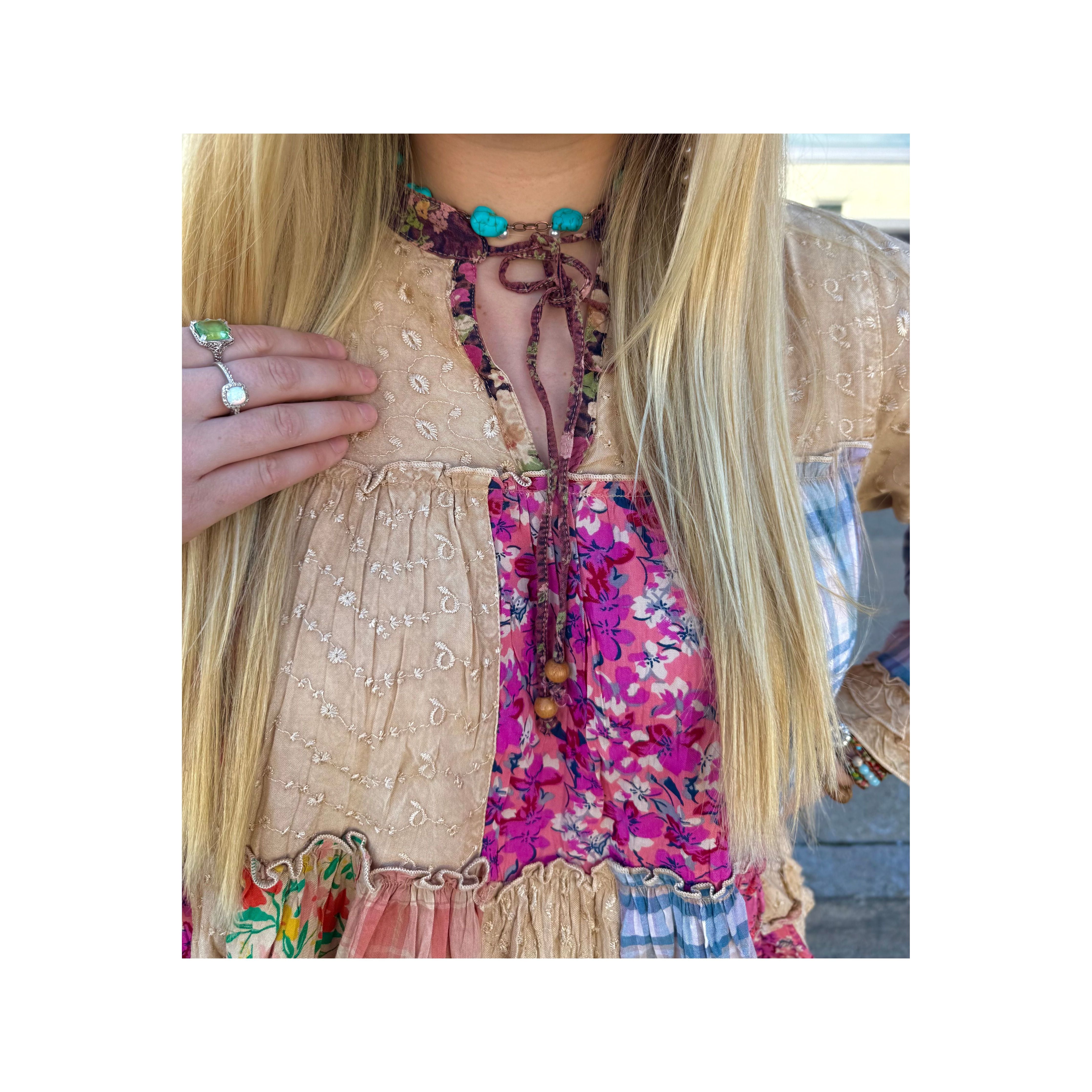 Happy Days Patchwork Top