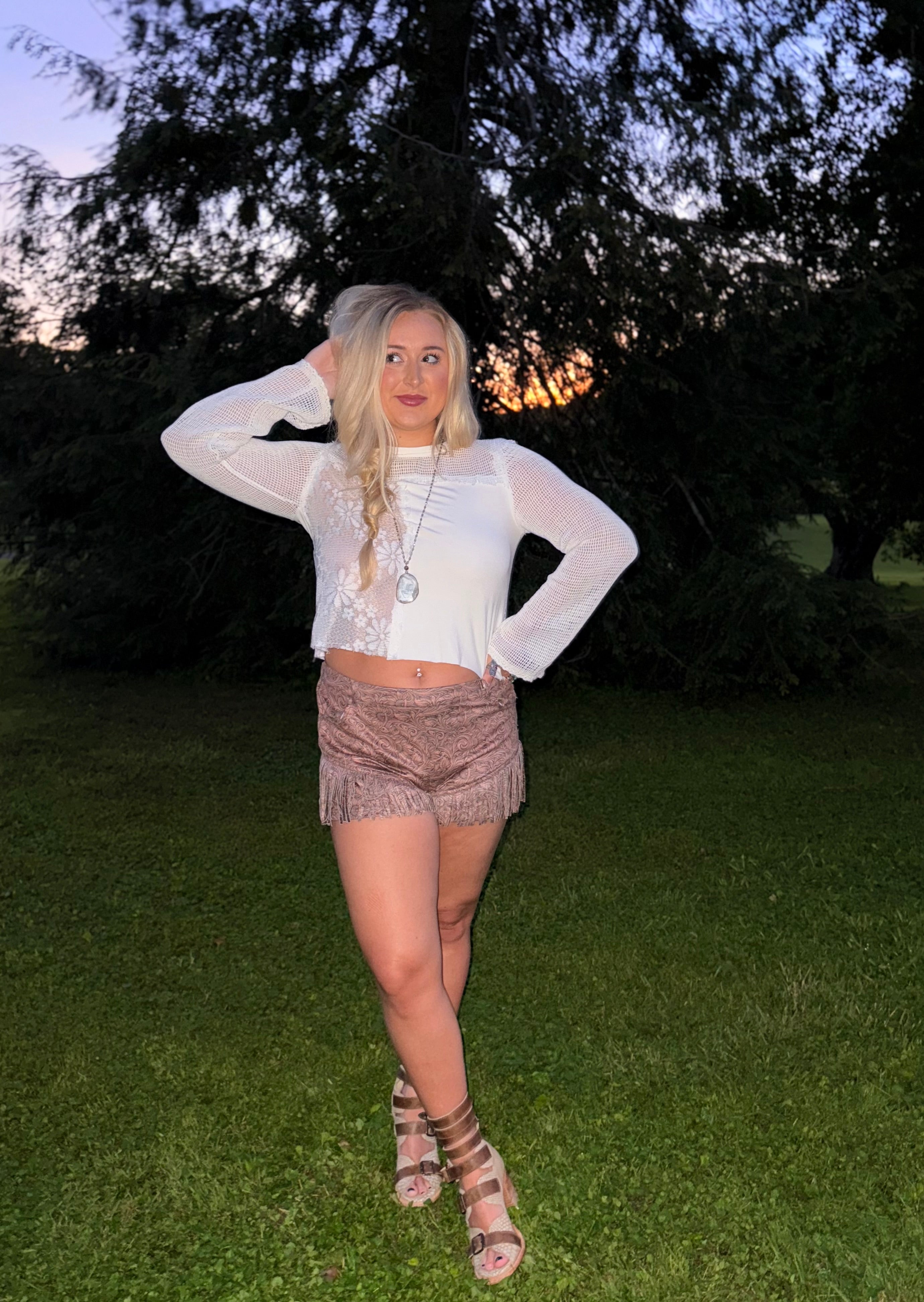 POL: Lace Magic Boho Top