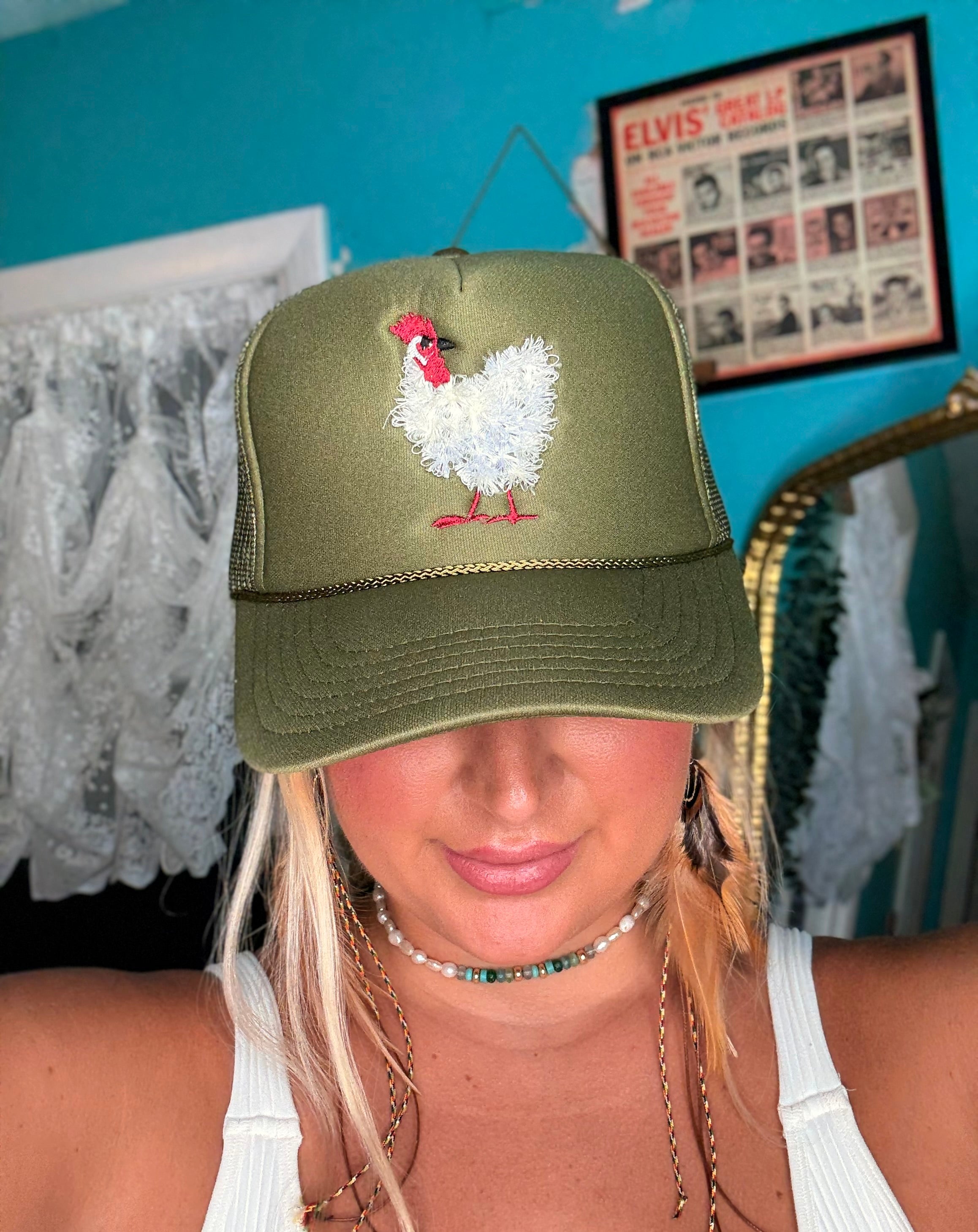 Fluffy Chicken Otto Hat