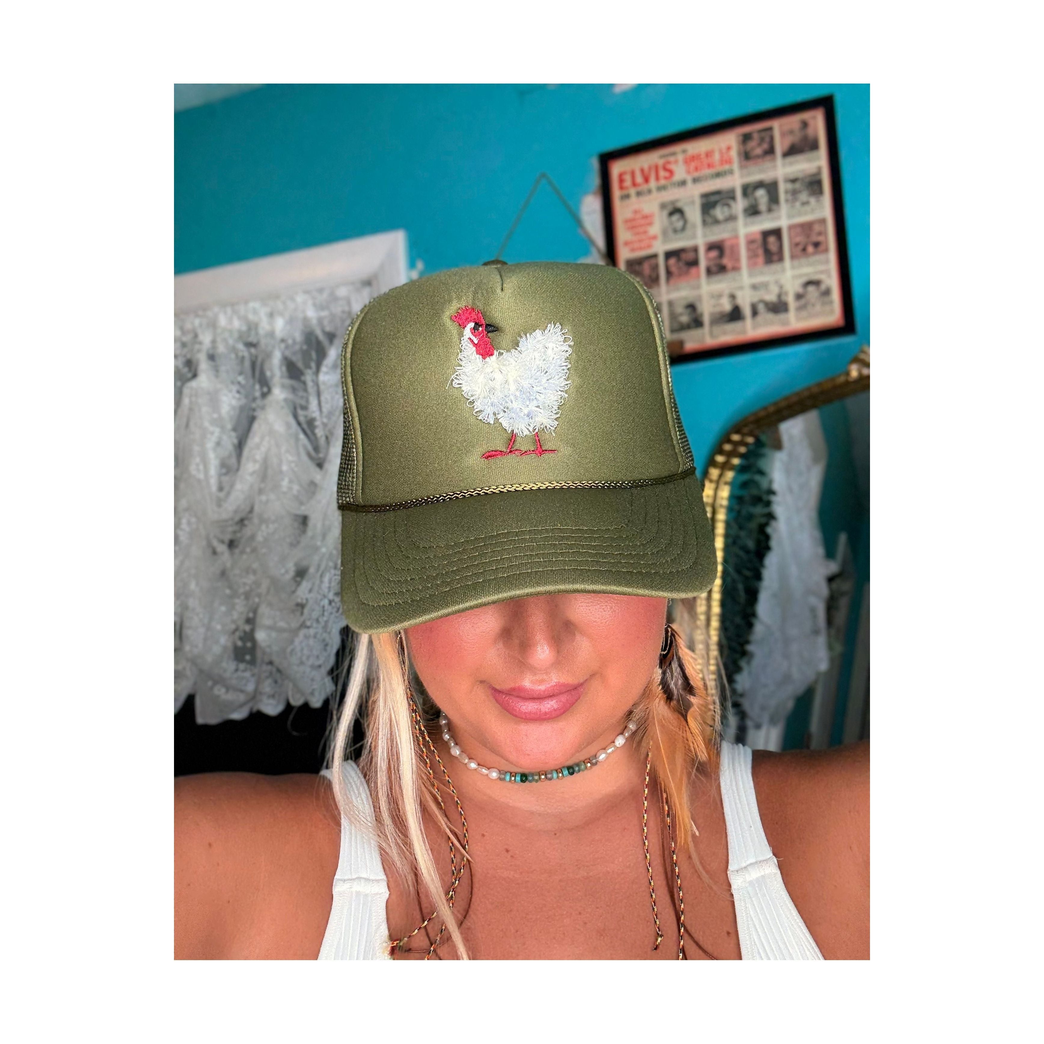 Fluffy Chicken Otto Hat