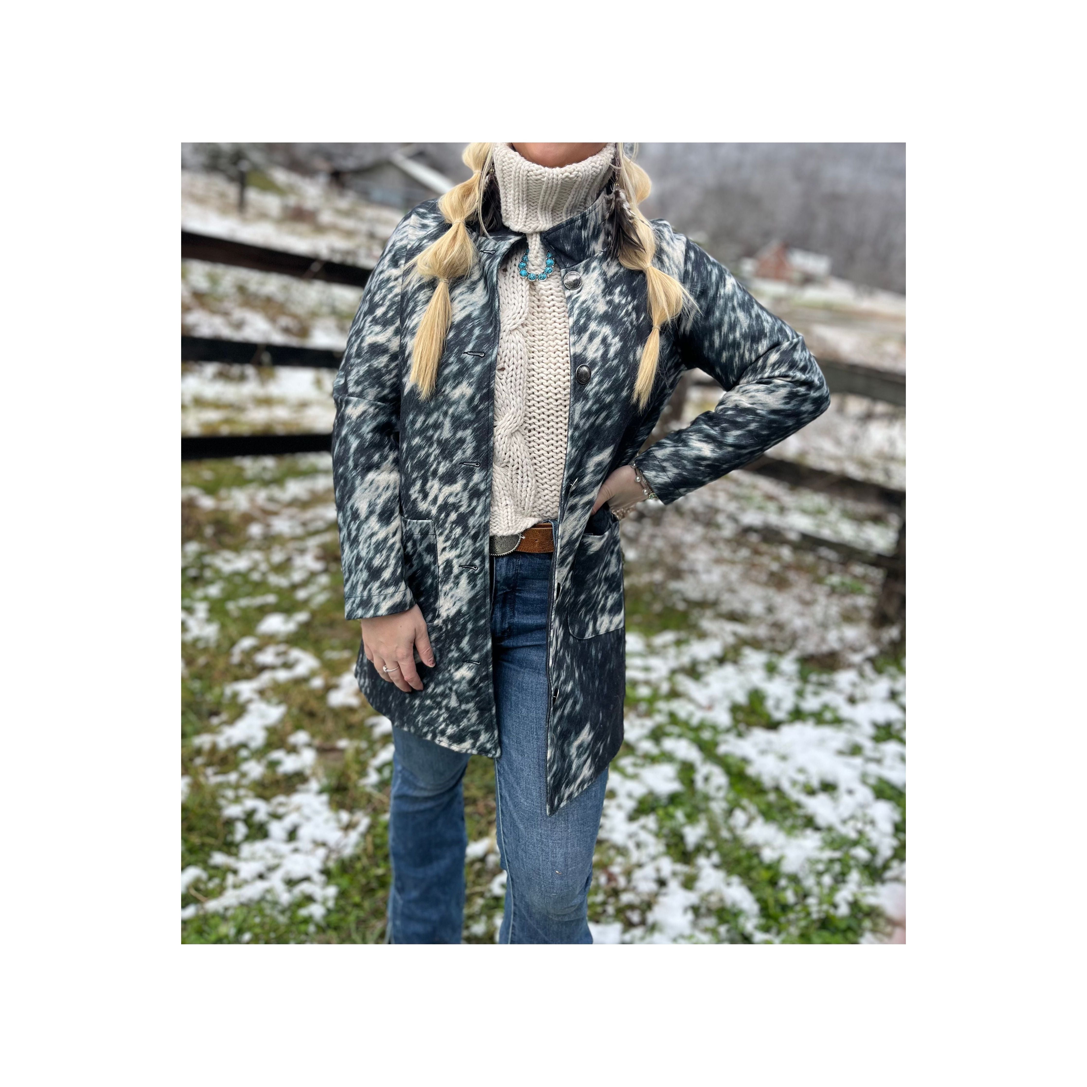 The Cami Cow Print Jacket