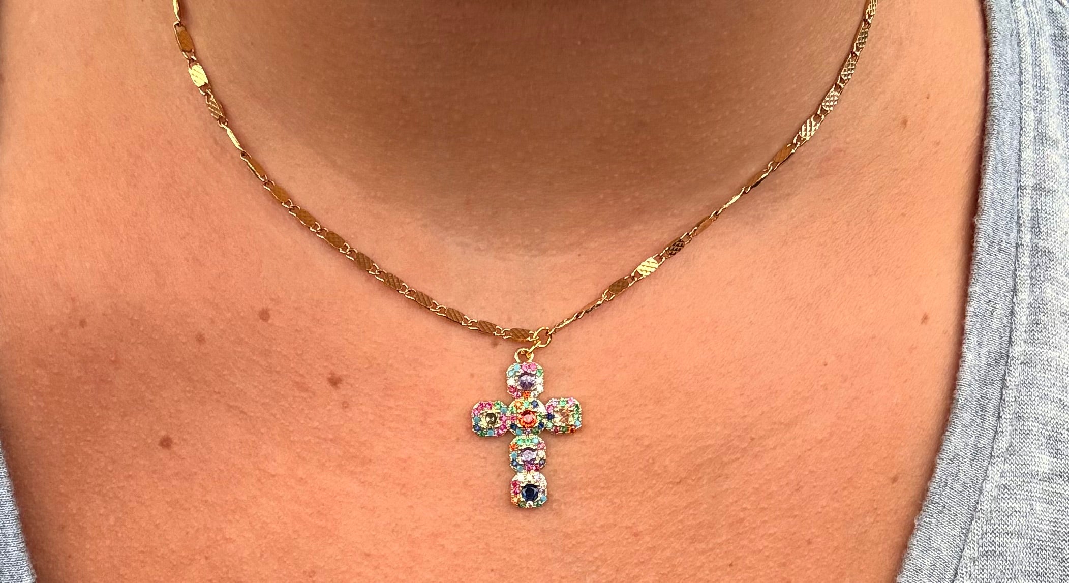 The Eliza Cross Necklace