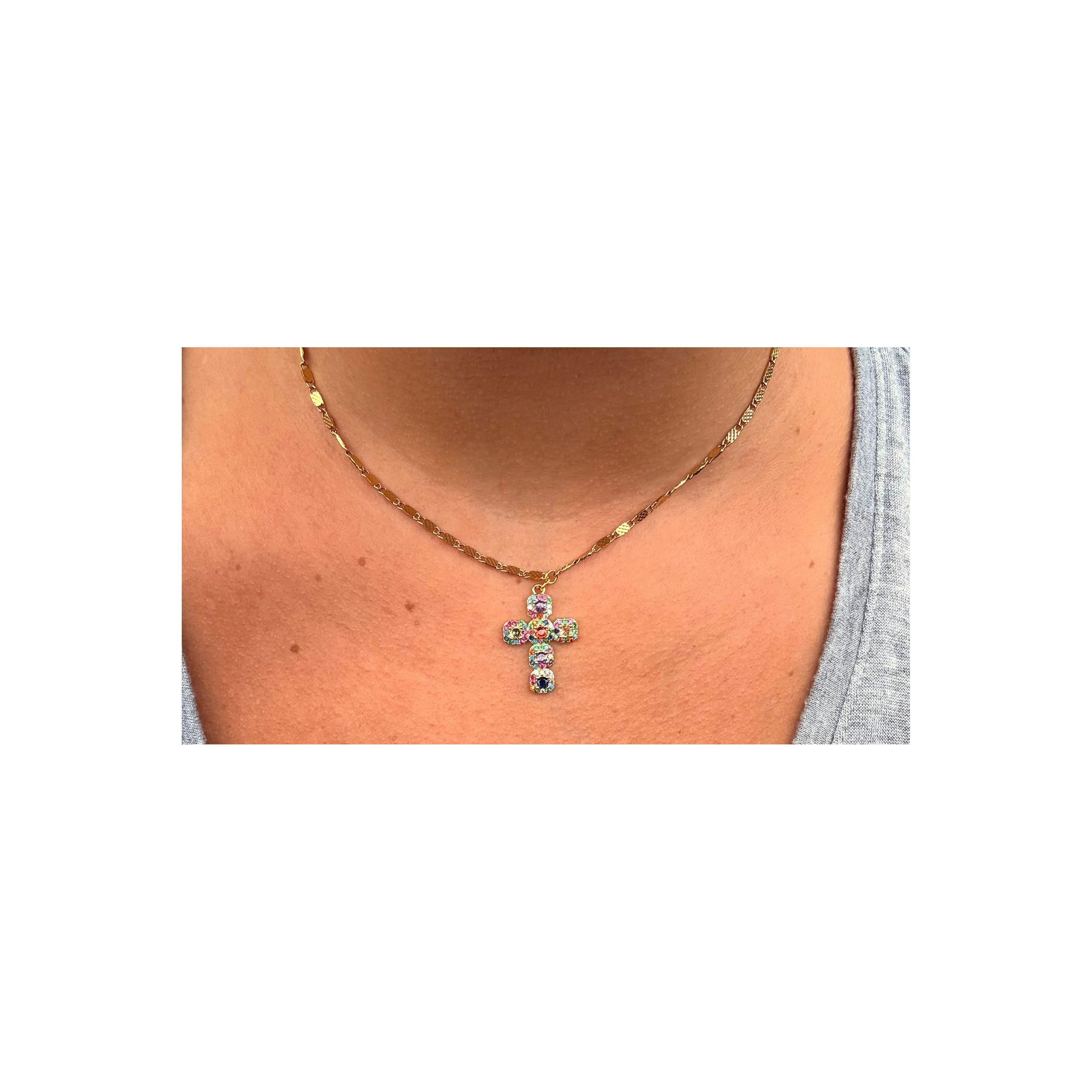 The Eliza Cross Necklace