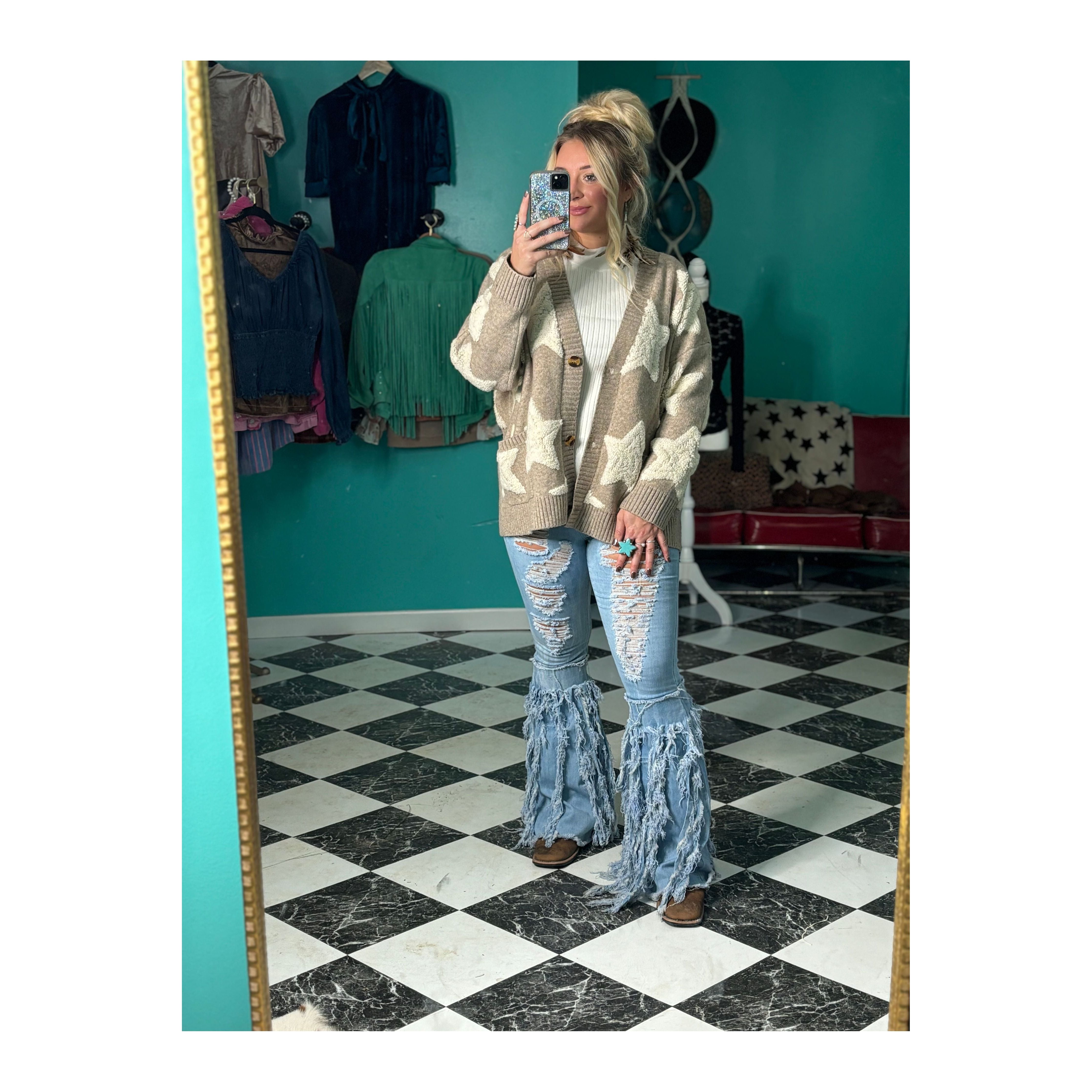 Sherpa Star Cardigan