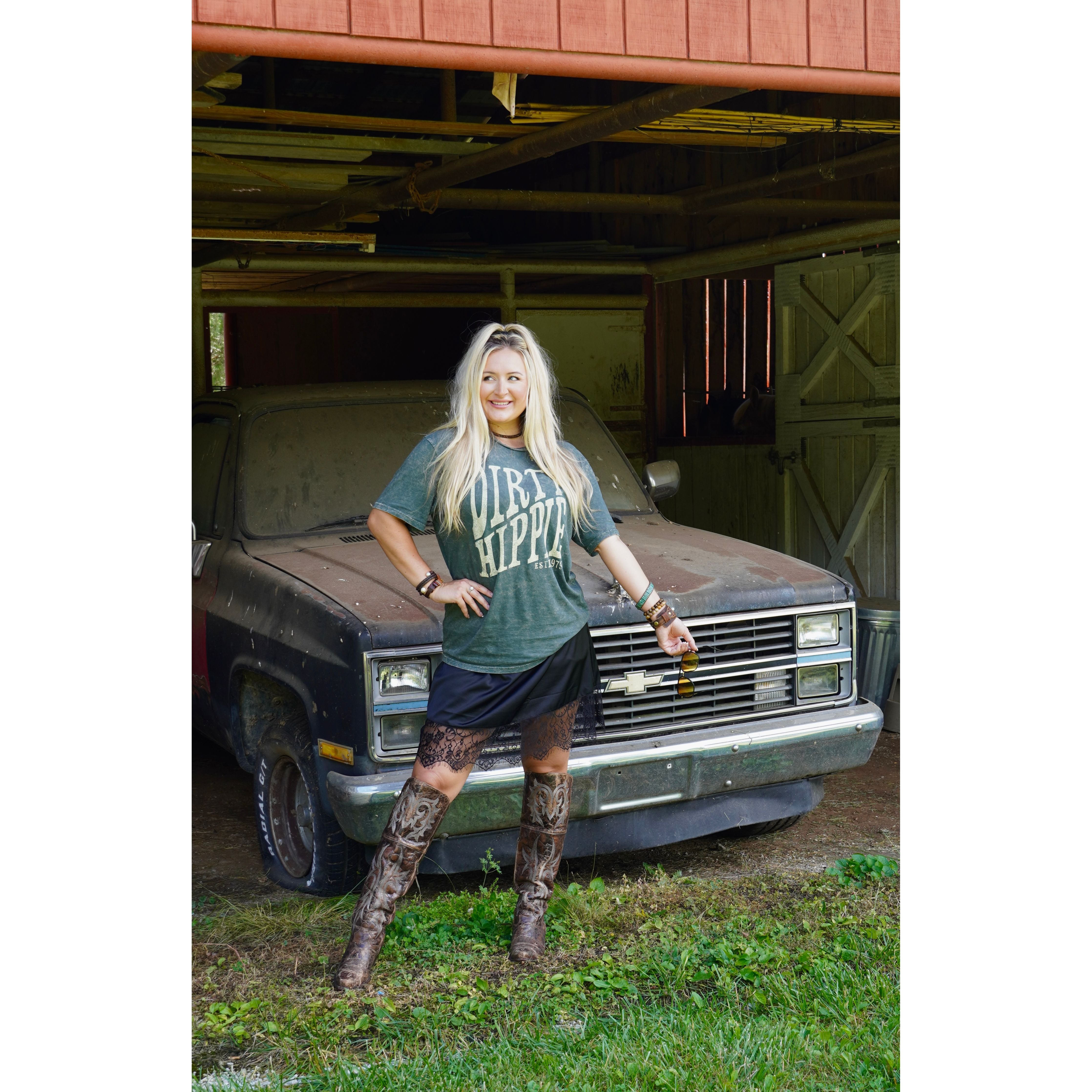Dirty Hippie Acid Washed Tee