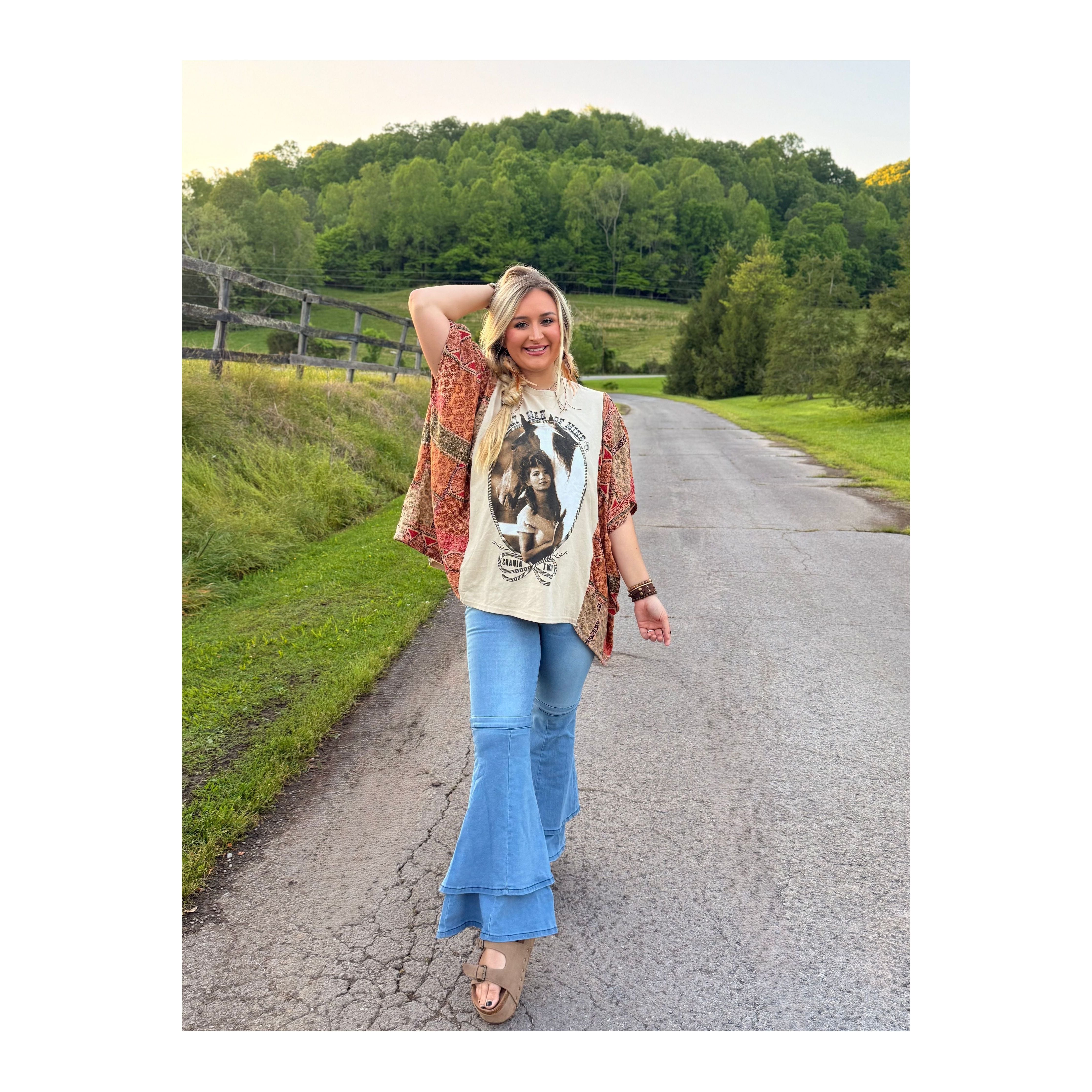 Shania Twain Upcycled Tee