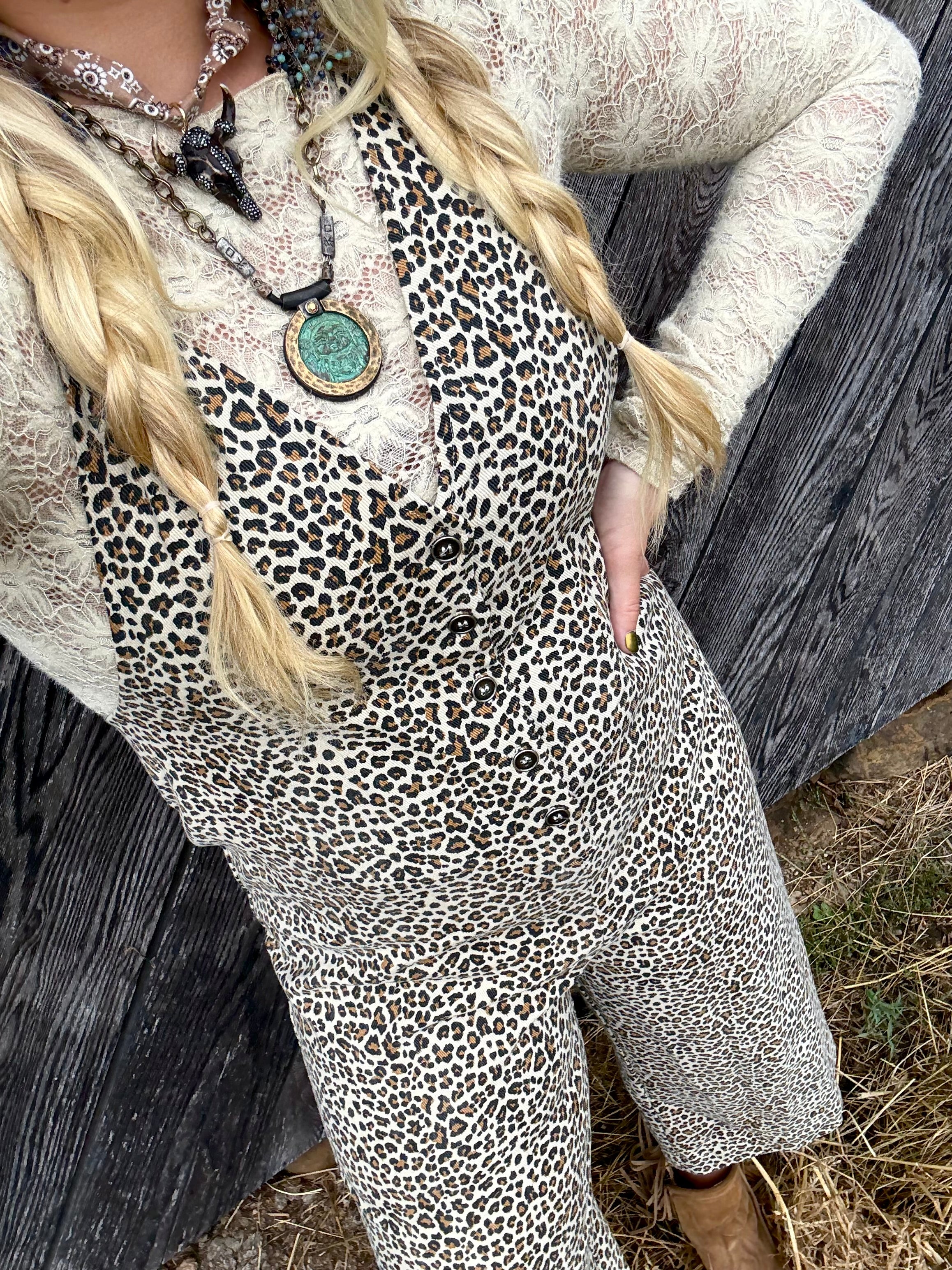 The Lovely Leopard Jumpsuit