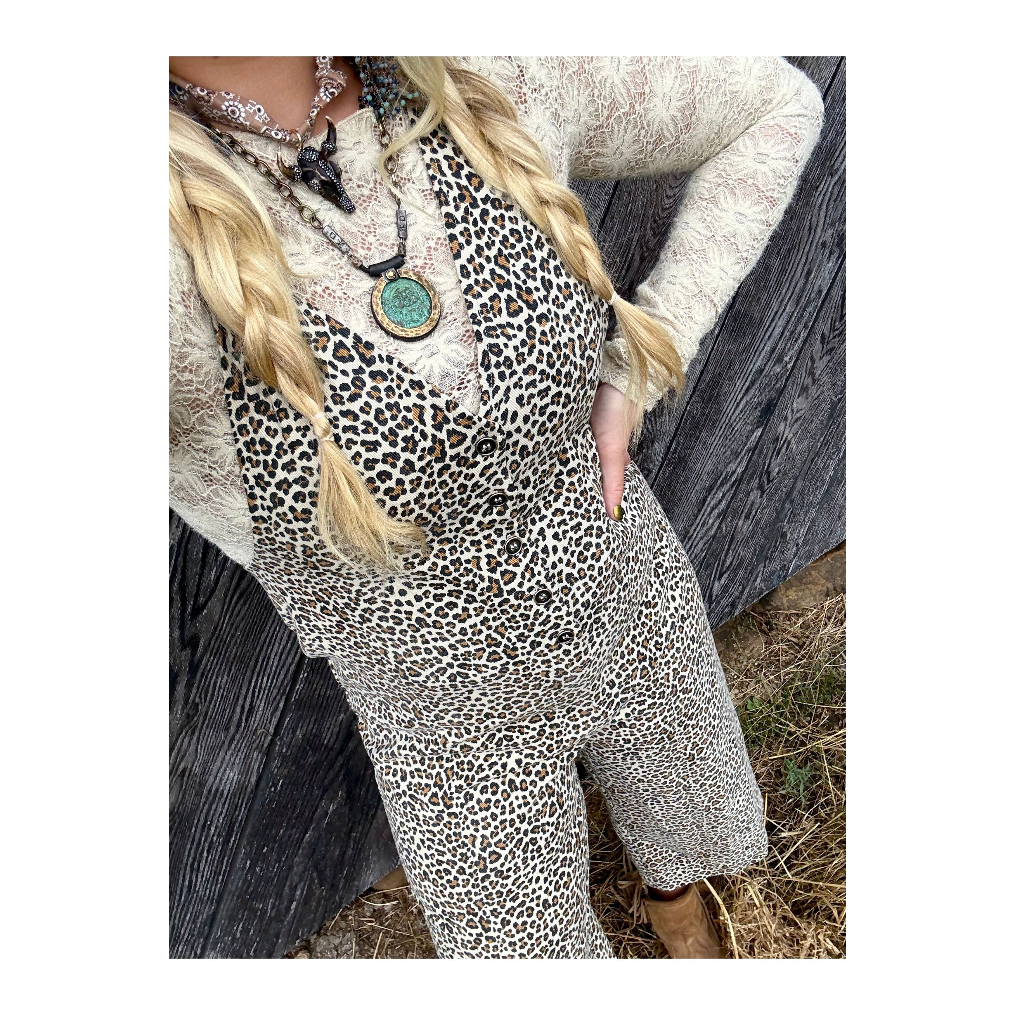 The Lovely Leopard Jumpsuit