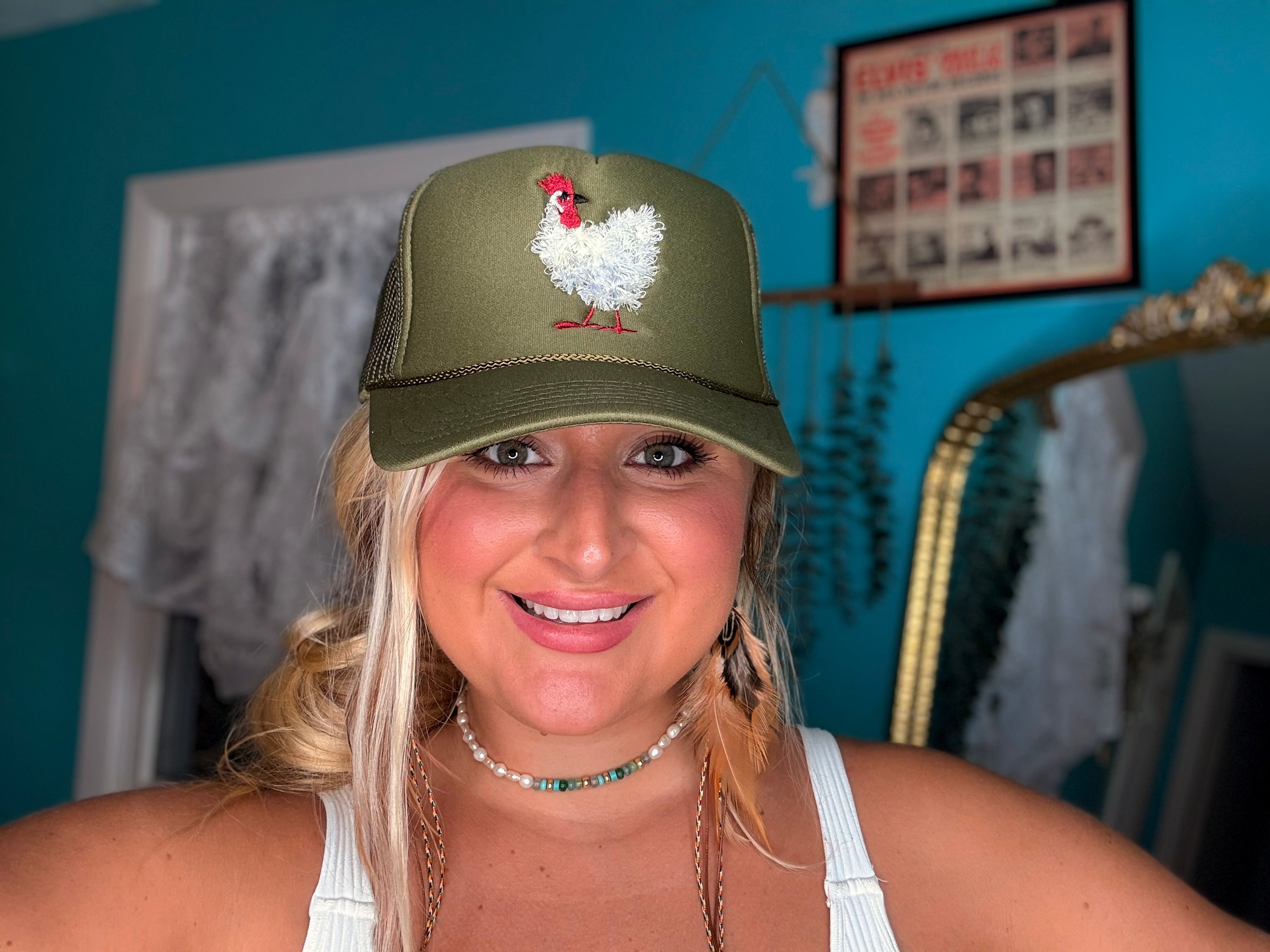 Fluffy Chicken Otto Hat