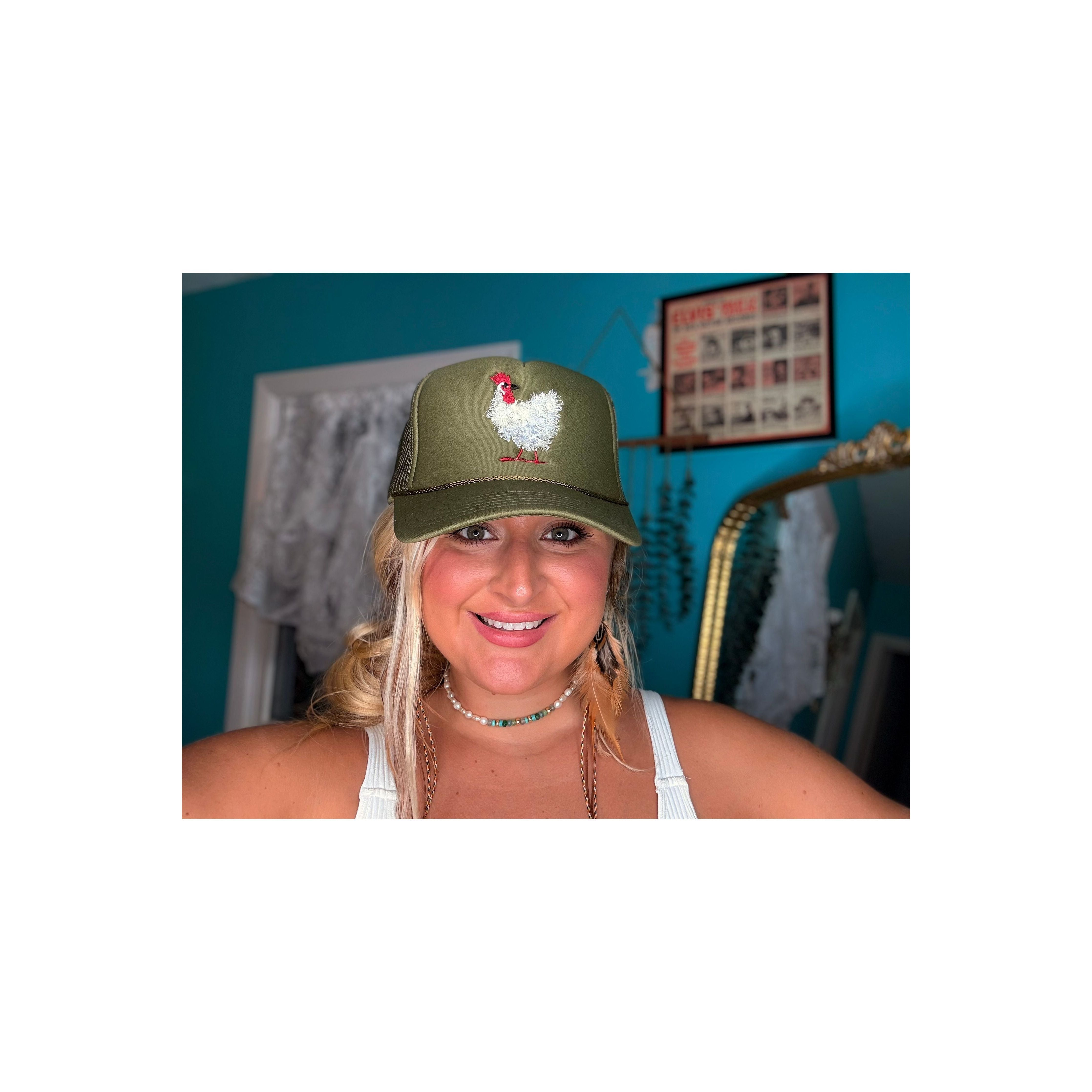 Fluffy Chicken Otto Hat