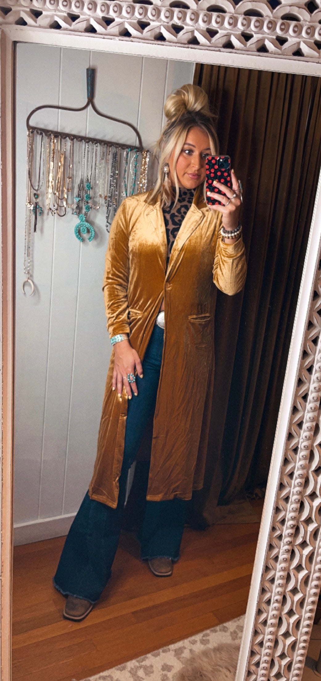 Crushed Velvet Cardigan