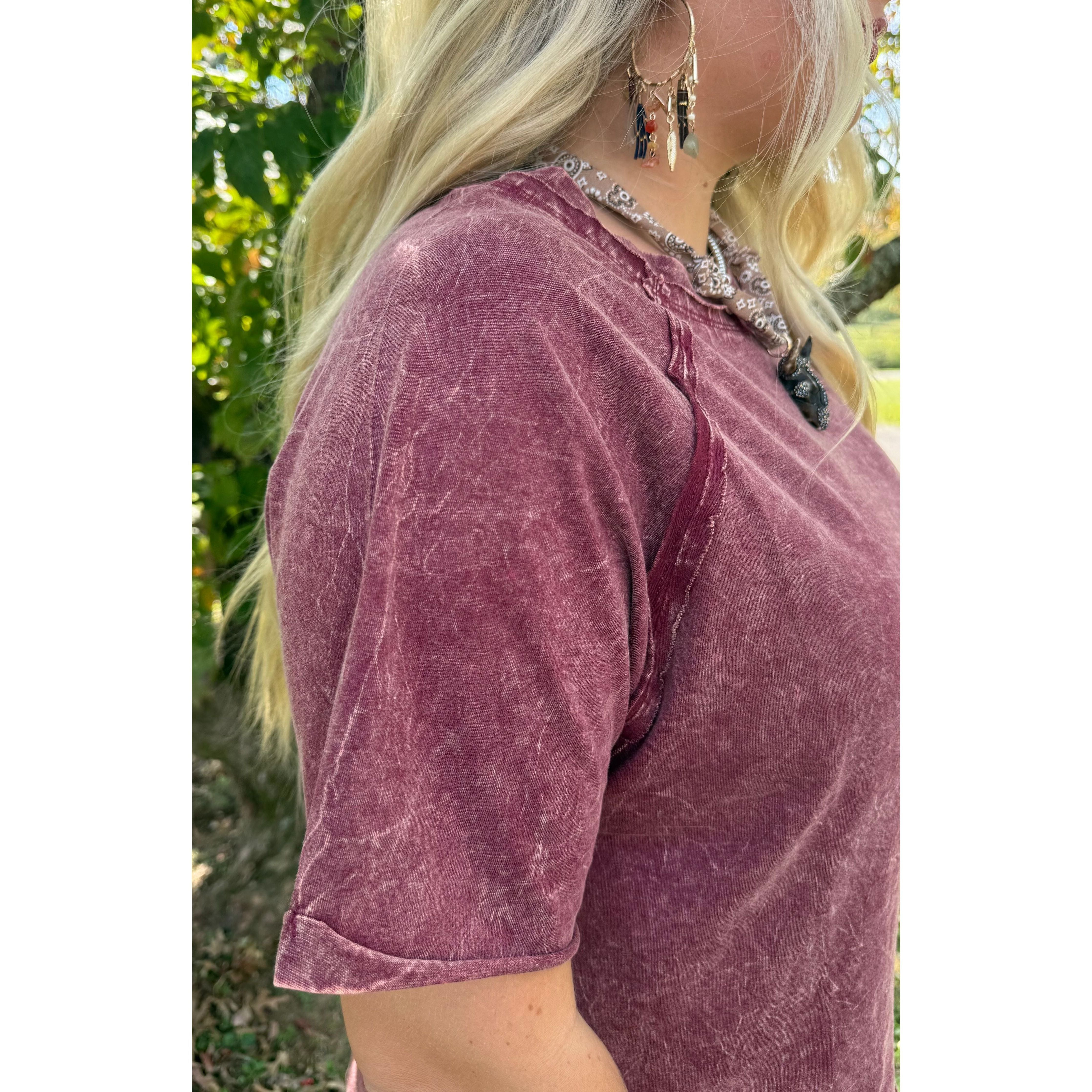 Zenana Cabernet Tee