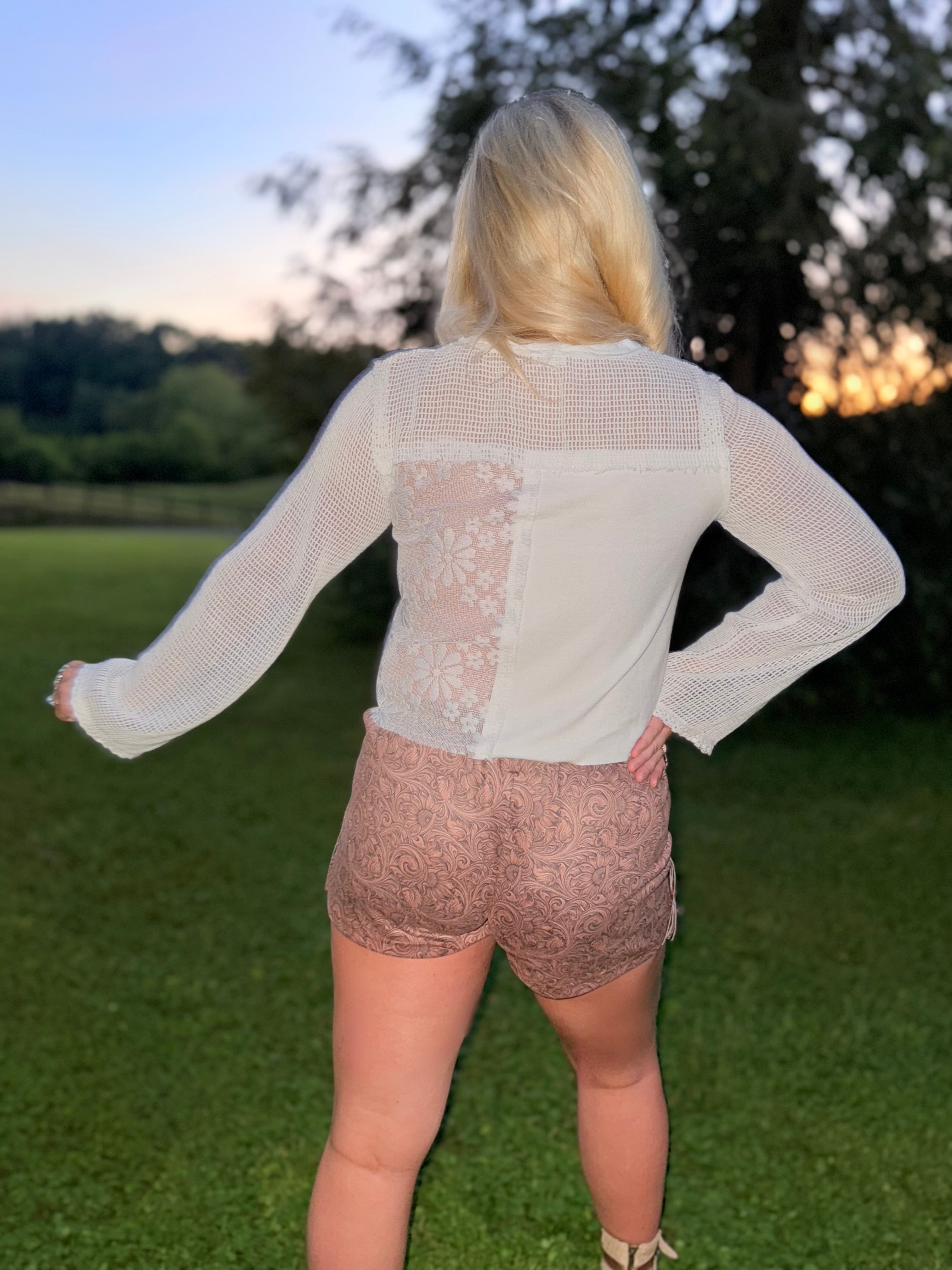 POL: Lace Magic Boho Top