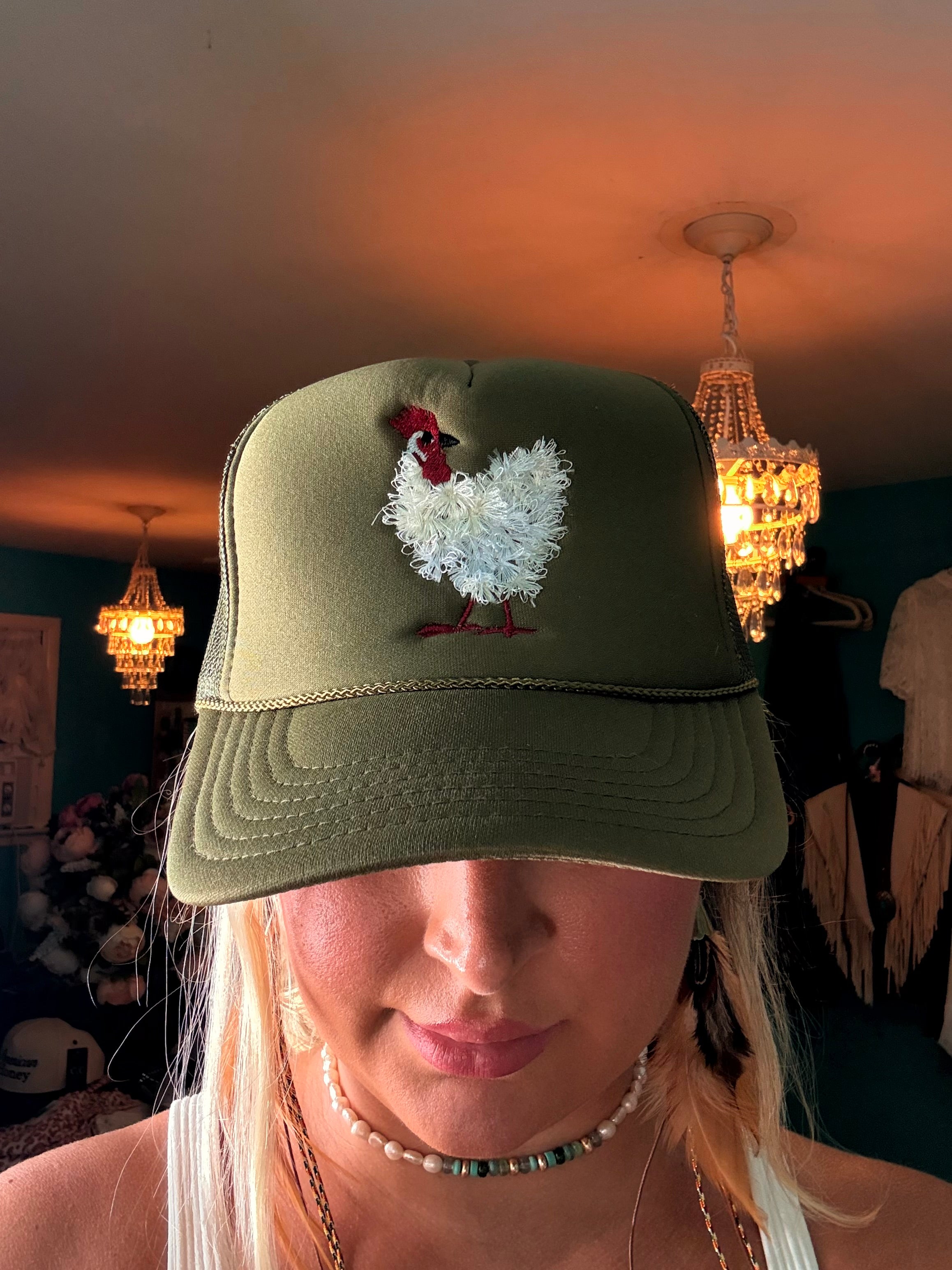 Fluffy Chicken Otto Hat