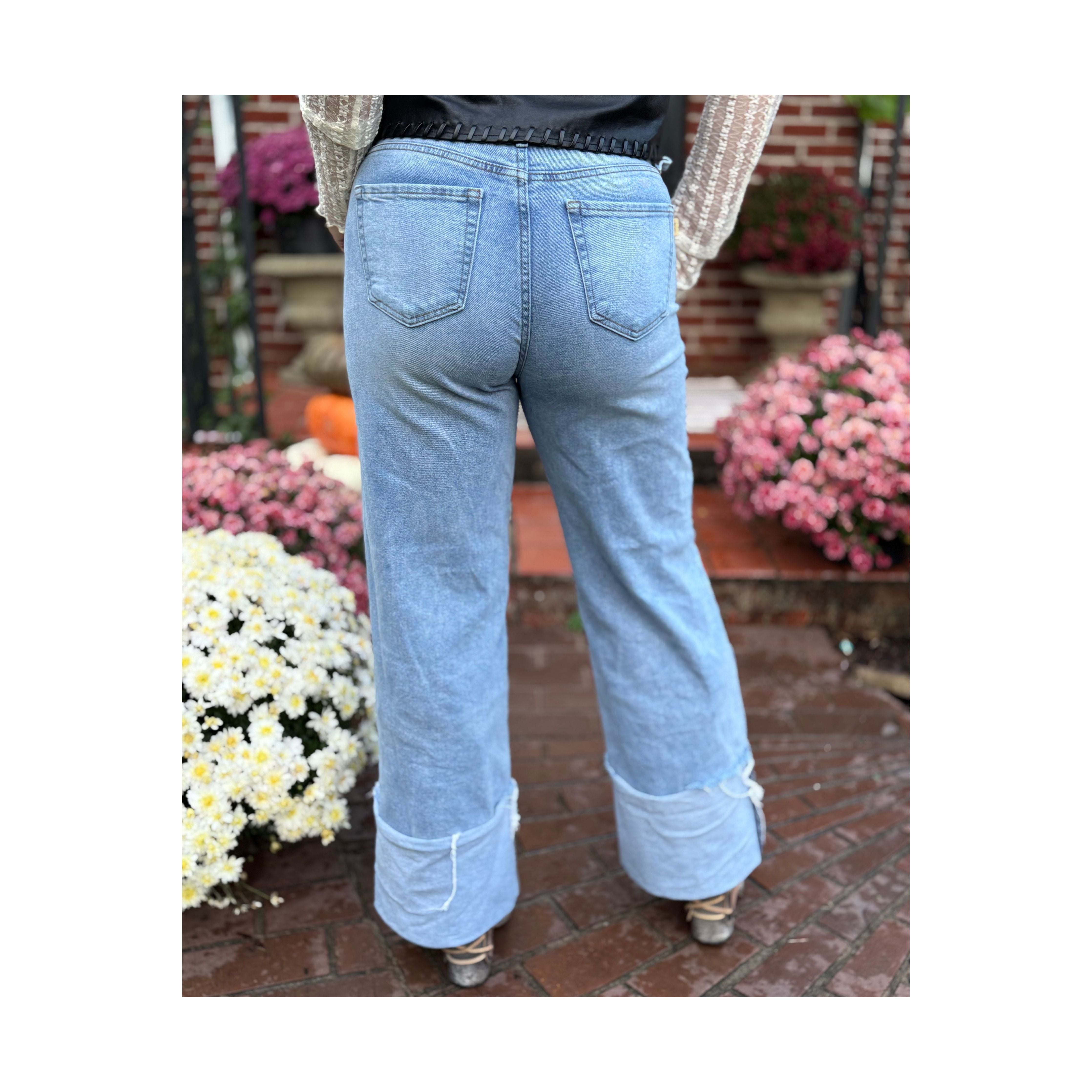 Jane Wide Leg Pocket Jean