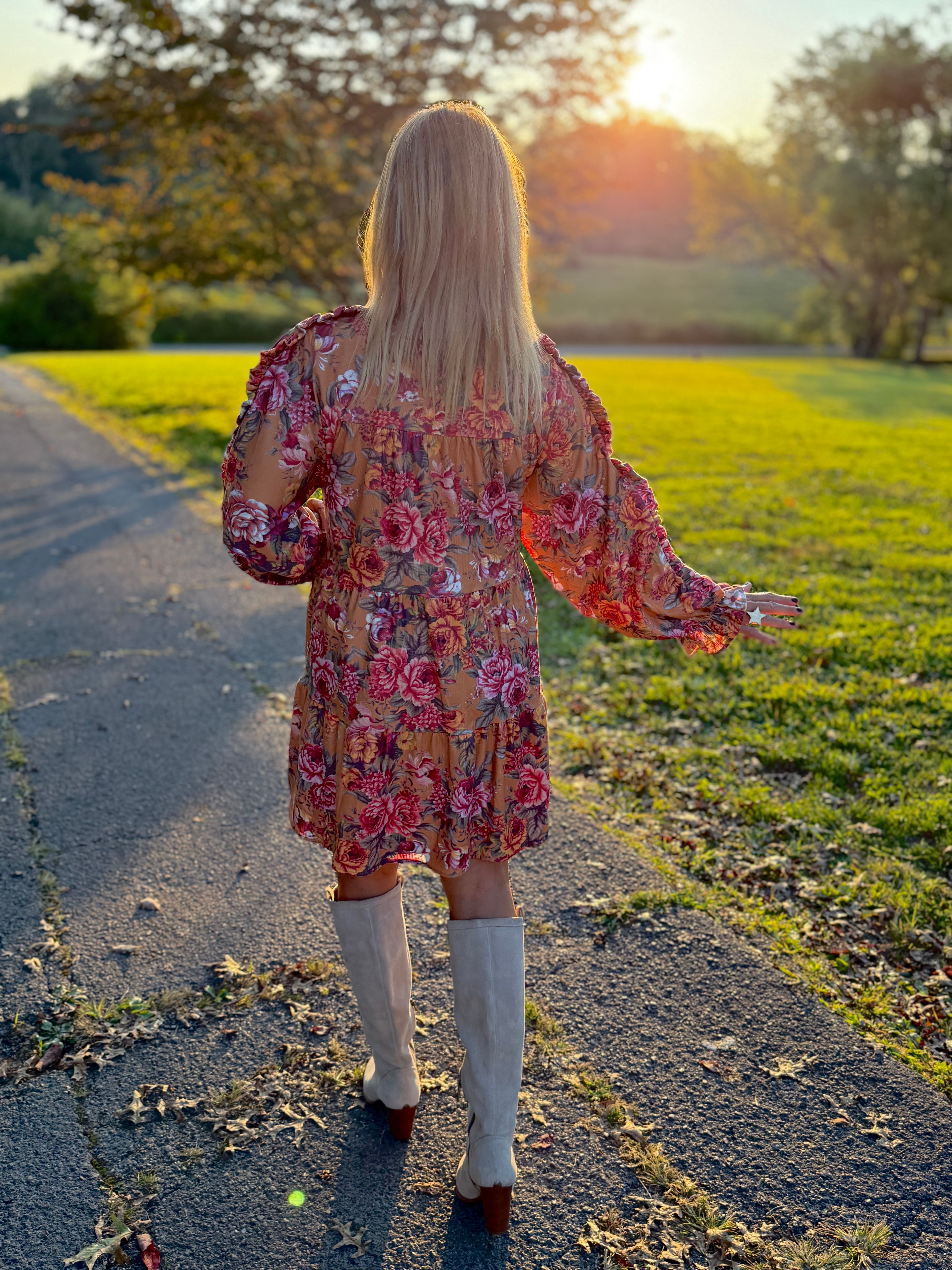 Sunday Morning Floral Dress