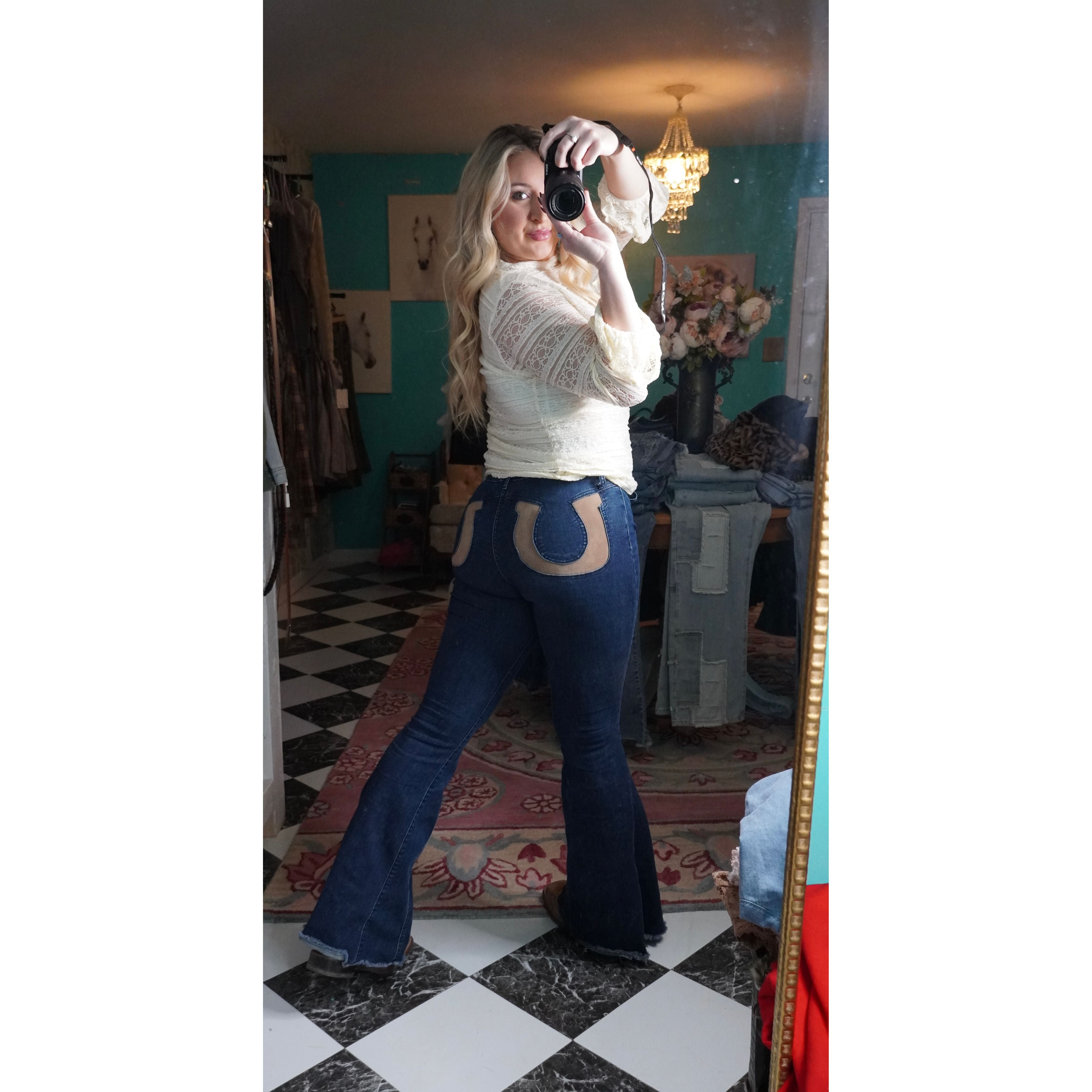 Horseshoe Flare Jeans