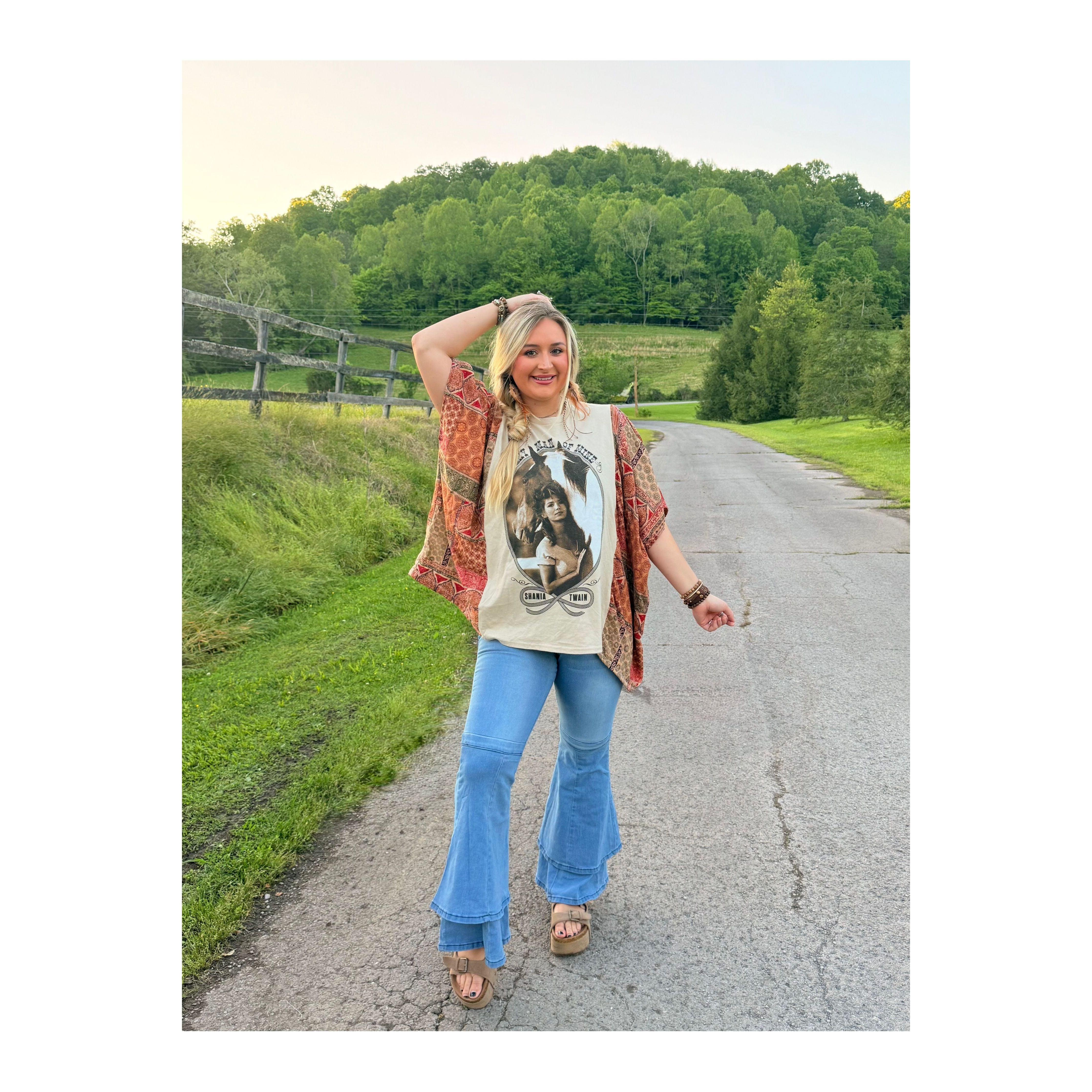 Shania Twain Upcycled Tee