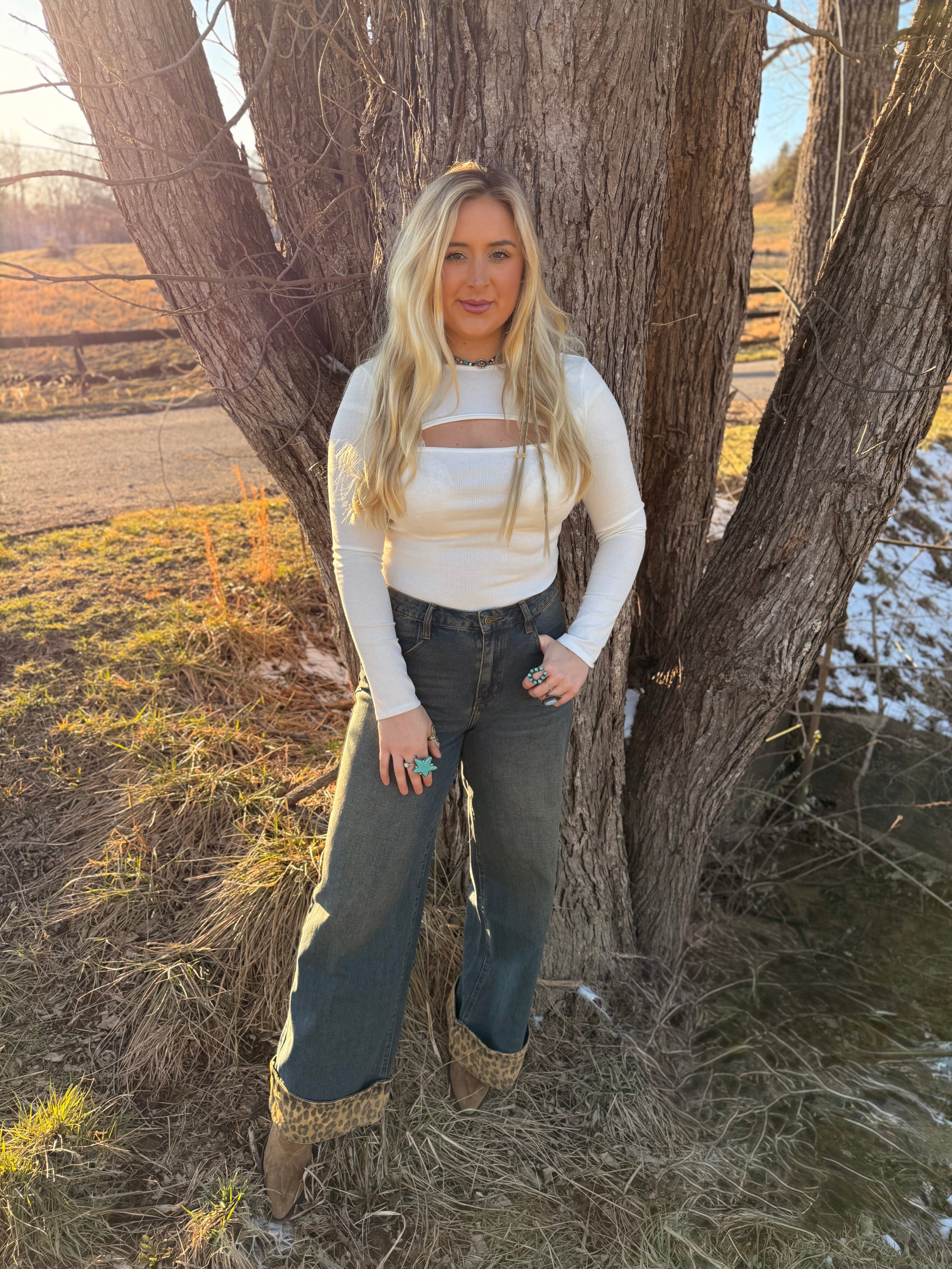 Keep Dreaming White Ribbed Bodysuit