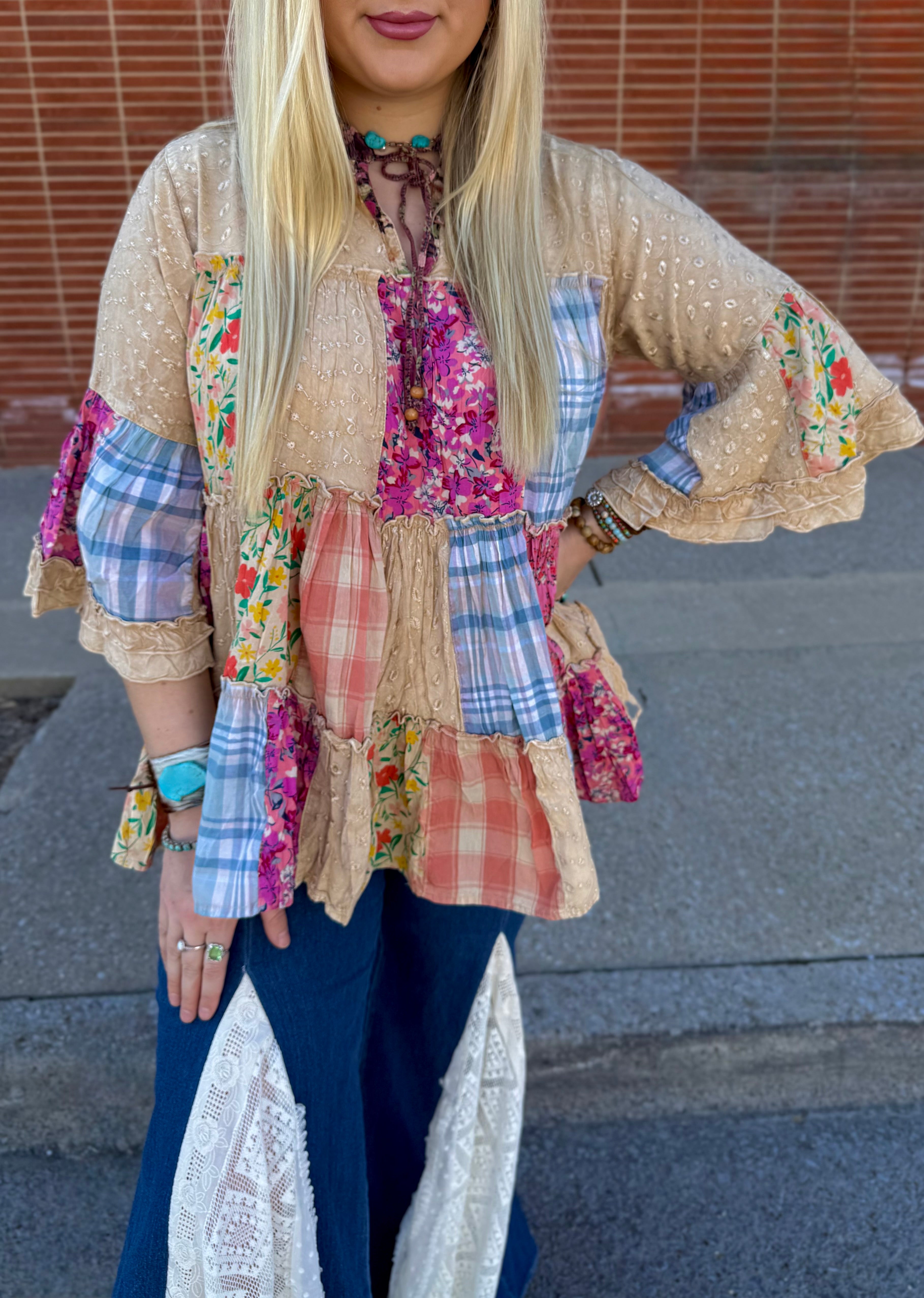 Happy Days Patchwork Top